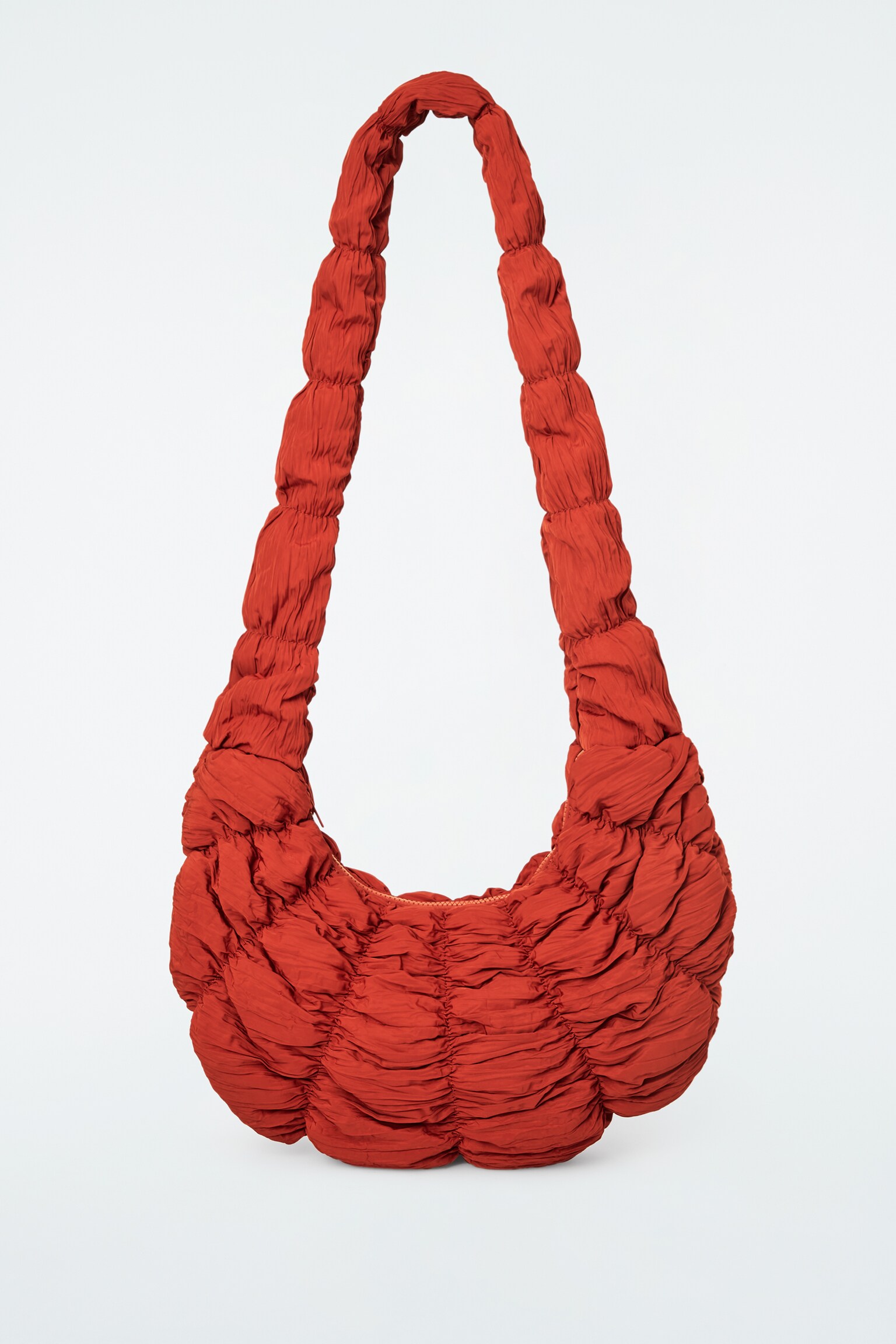 RIPPLE CROSSBODY - NYLON - RED/OFF WHITE