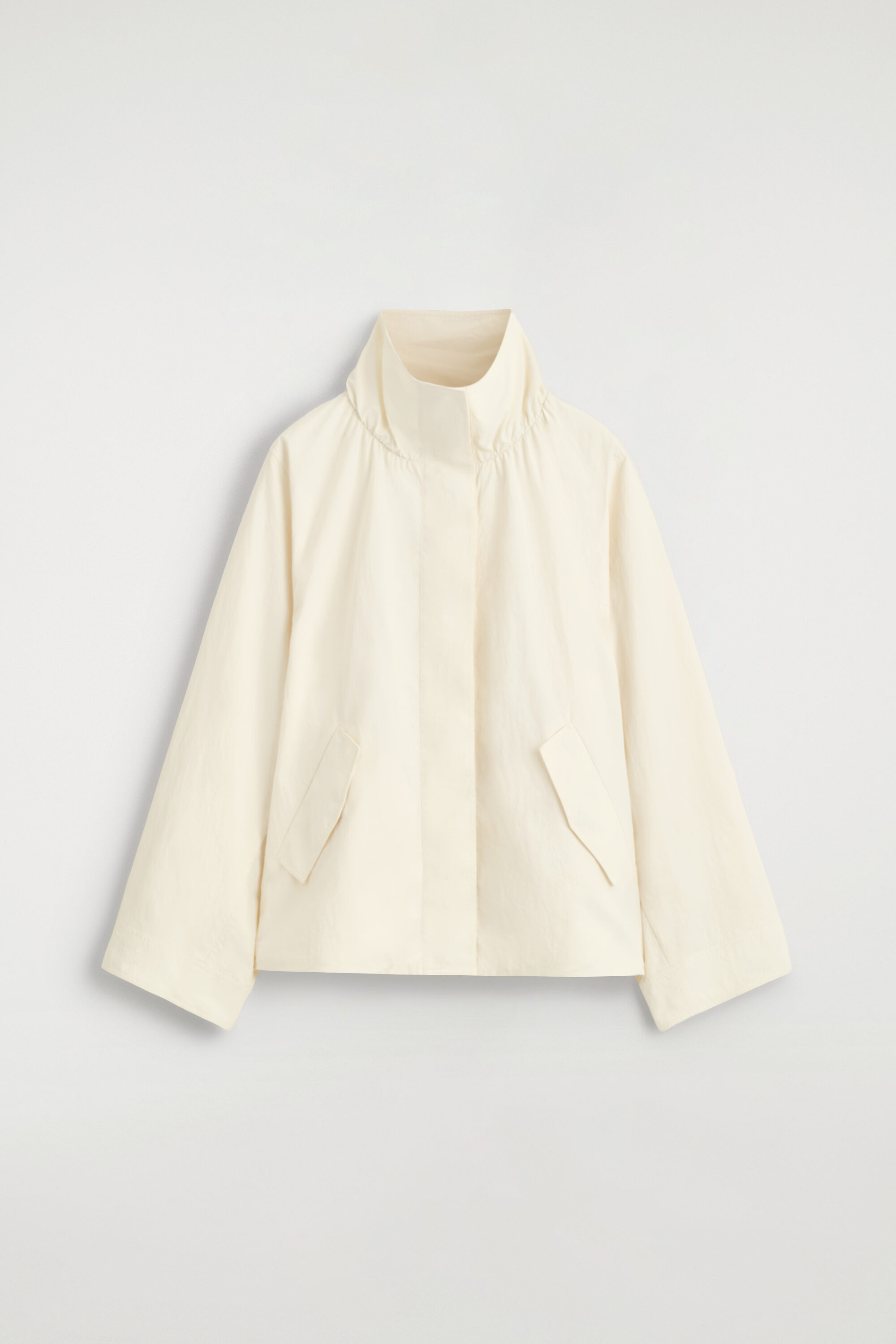 Nylon Mock-neck Jacket