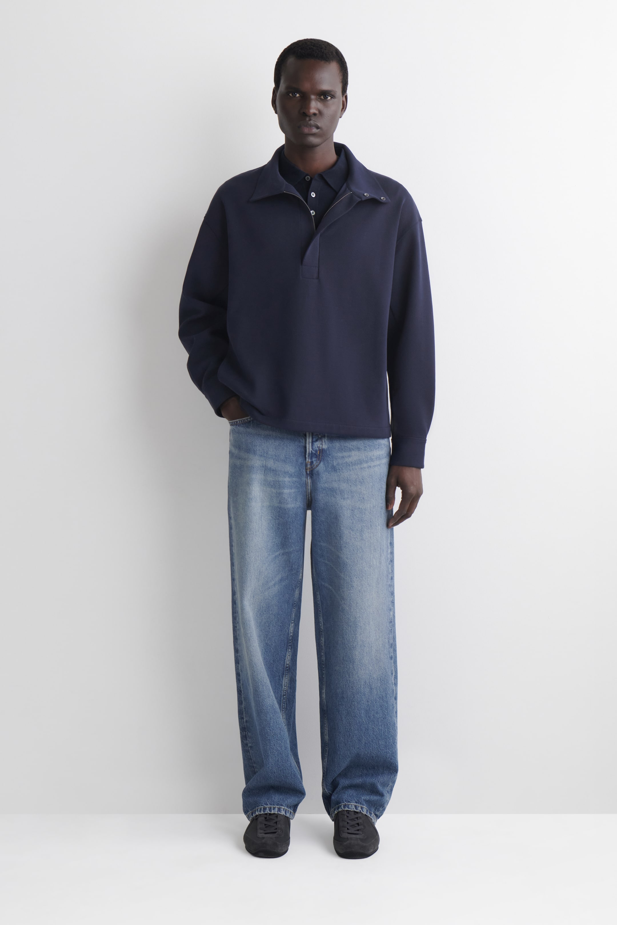 Chevaux De Trait Chemise Manches Longues équitation Tailored Sportsman - Icefil - Taille Small Bleu Marine/Orchidée Tailored Sportsman Bleu Marine Orchidée