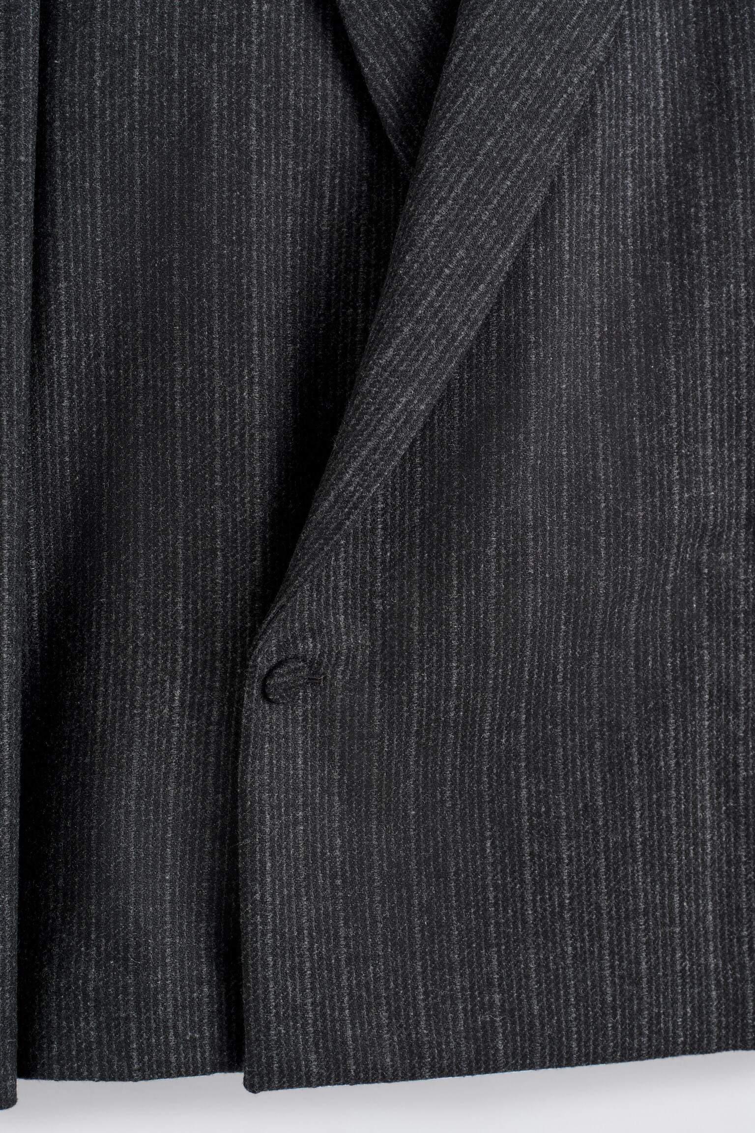 BLAZER CACHE-CŒUR EN LAINE À FINES RAYURES - GRIS / FINES RAYURES - 7