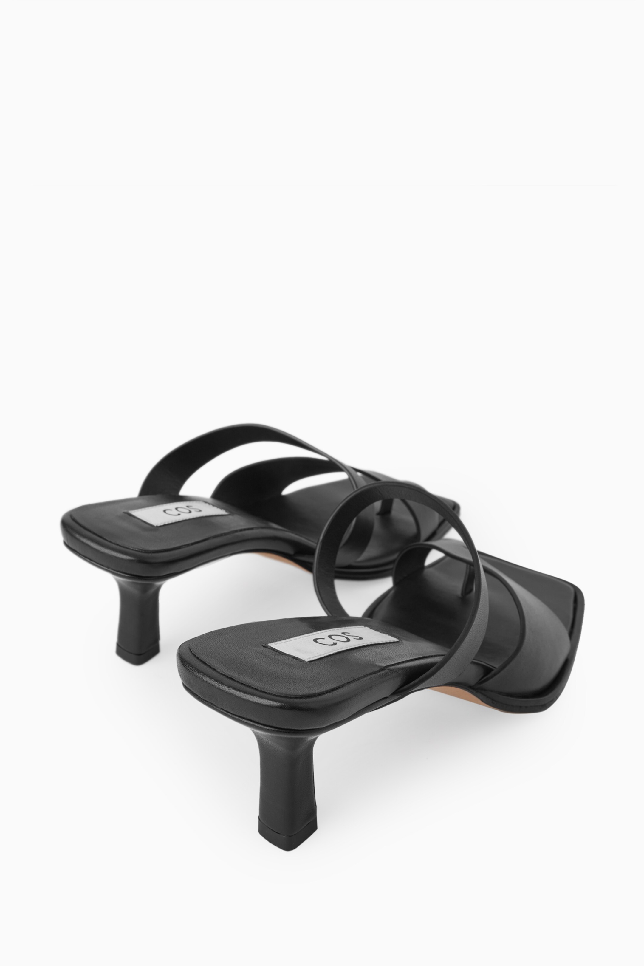 View larger image: TOE-THONG HEELED SANDALS - BLACK - Ladies | H&M GB 1