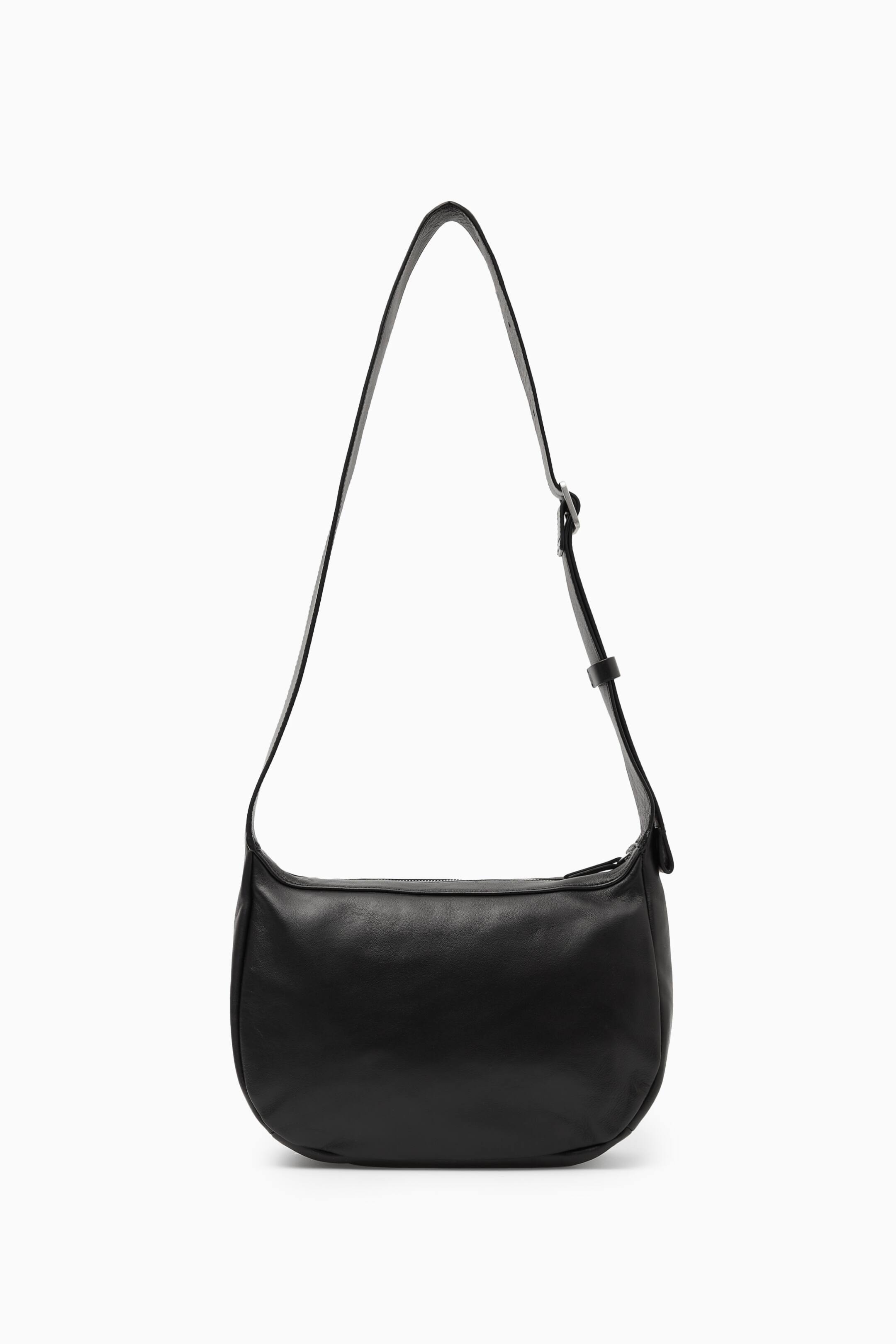 View larger image: CROSSBODY SADDLE BAG - LEATHER - BLACK - Men | H&M GB 1