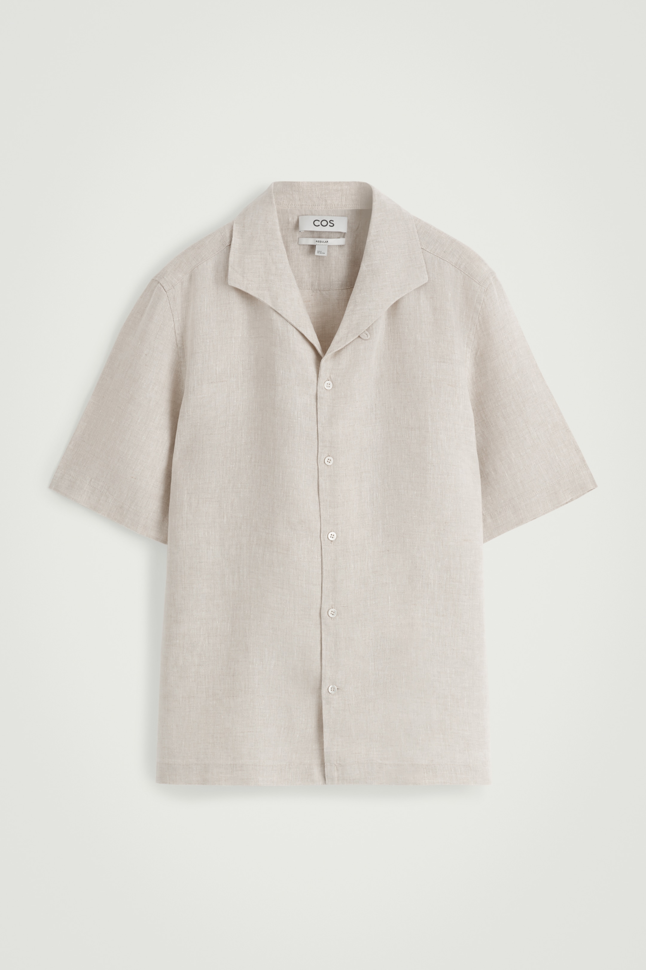Grösseres Bild ansehen: KURZARMHEMD AUS LEINEN - BEIGE/UNGEFÄRBT - HERREN | H&M CH 6