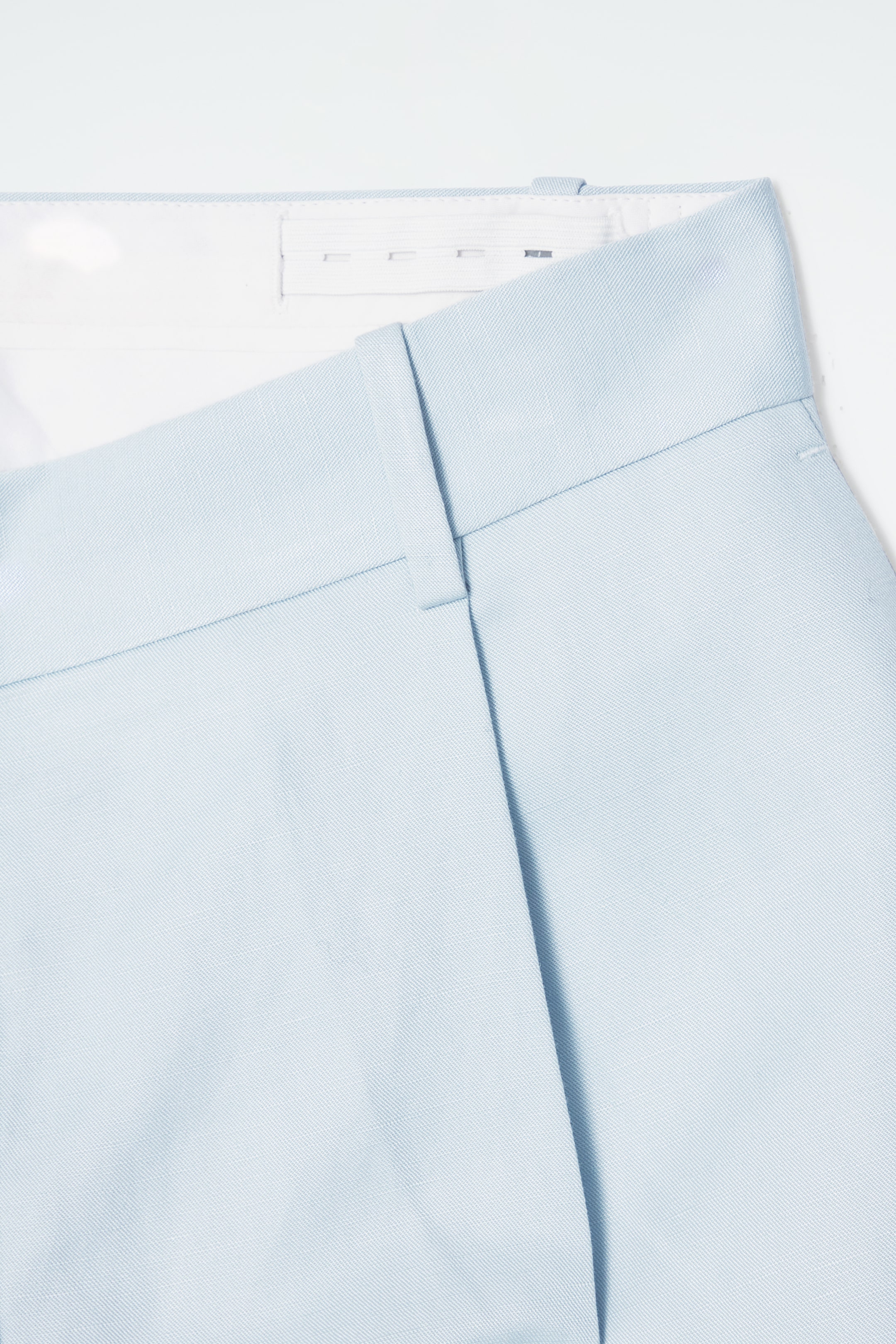 Grösseres Bild ansehen: LOCKERE HOSE AUS LEINEN-MIX MIT WEITEM BEIN - HELLBLAU - DAMEN | H&M CH 3