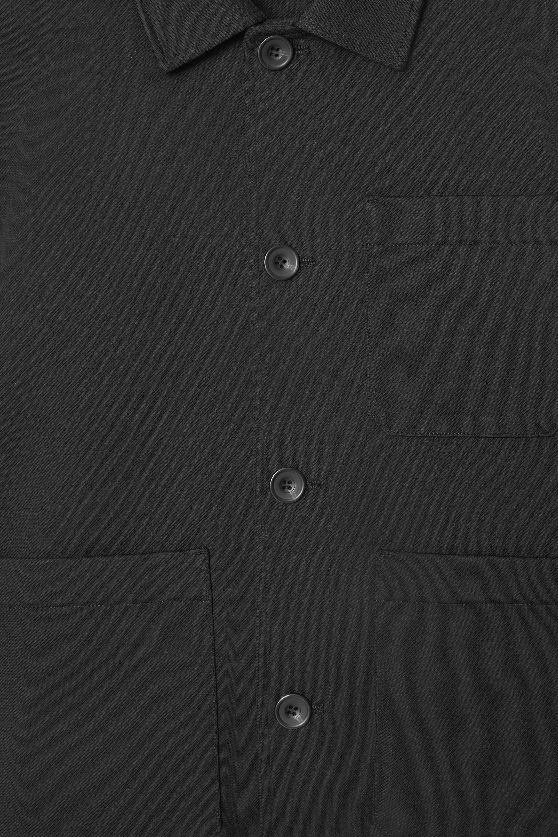 Grösseres Bild ansehen: UTILITY-JACKE AUS TWILL - SCHWARZ - HERREN | H&M CH 2