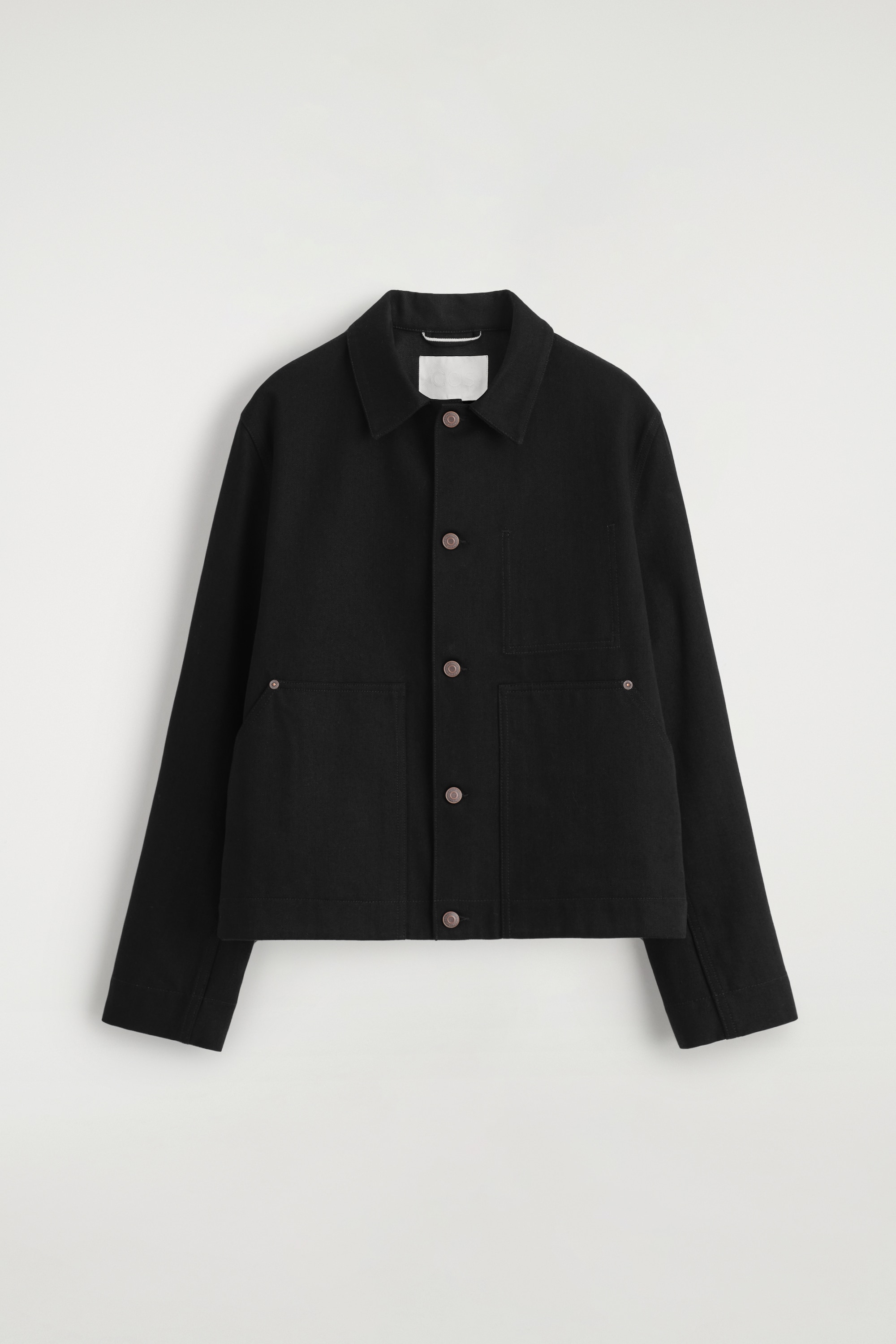 RELAXED DENIM JACKET - BLACK SELVEDGE