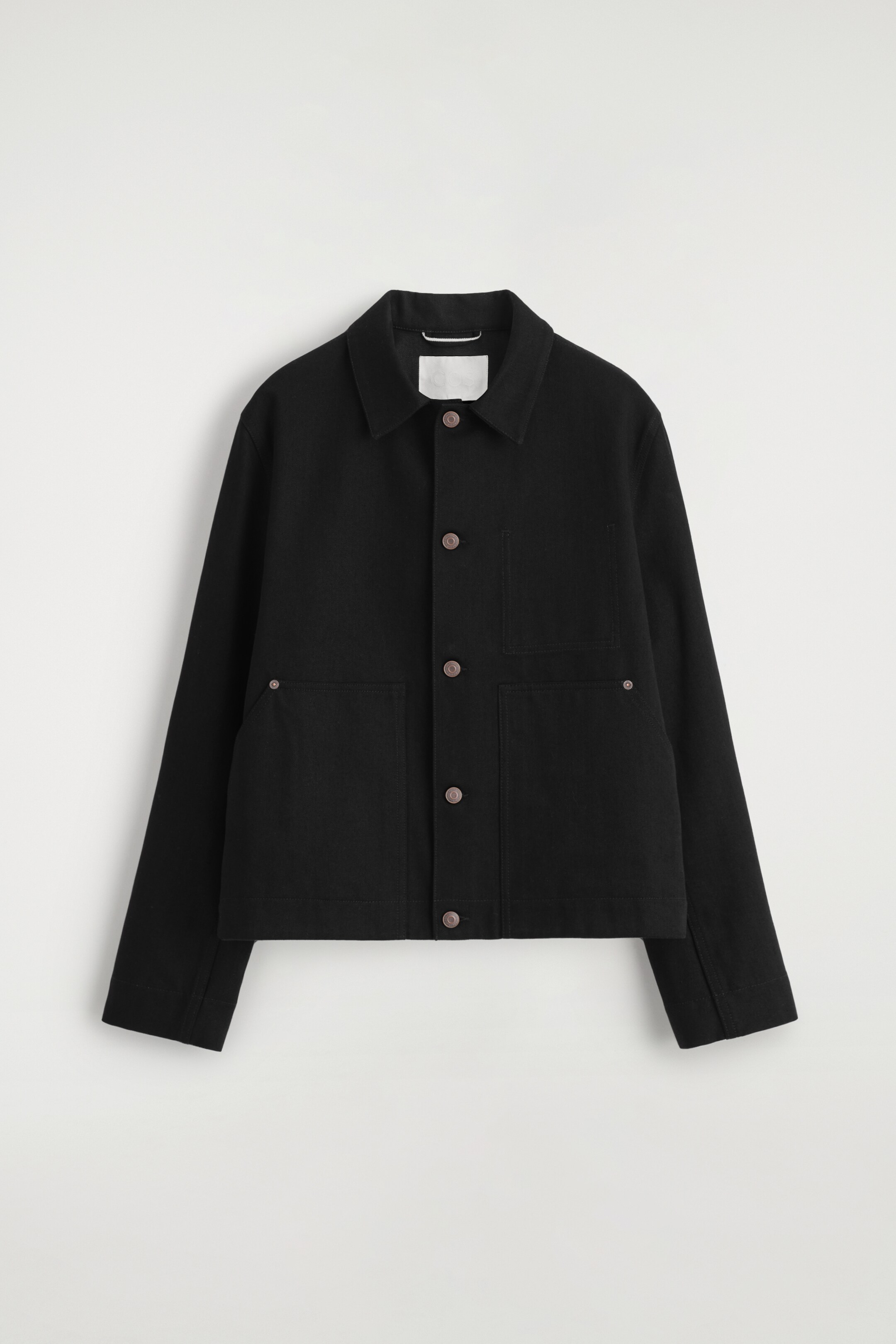 Zobraziť väčší obrázok: VOĽNÝ DŽÍNSOVÝ KABÁT - ČIERNY SELVEDGE - MUŽI | H&M SK 6