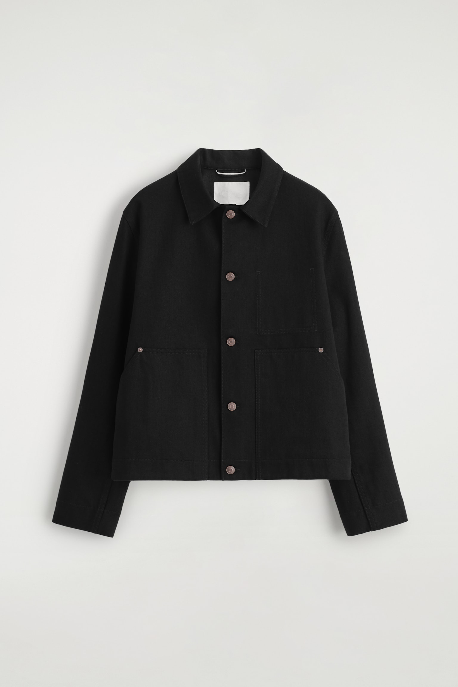 RELAXED DENIM JACKET - BLACK SELVEDGE - 2