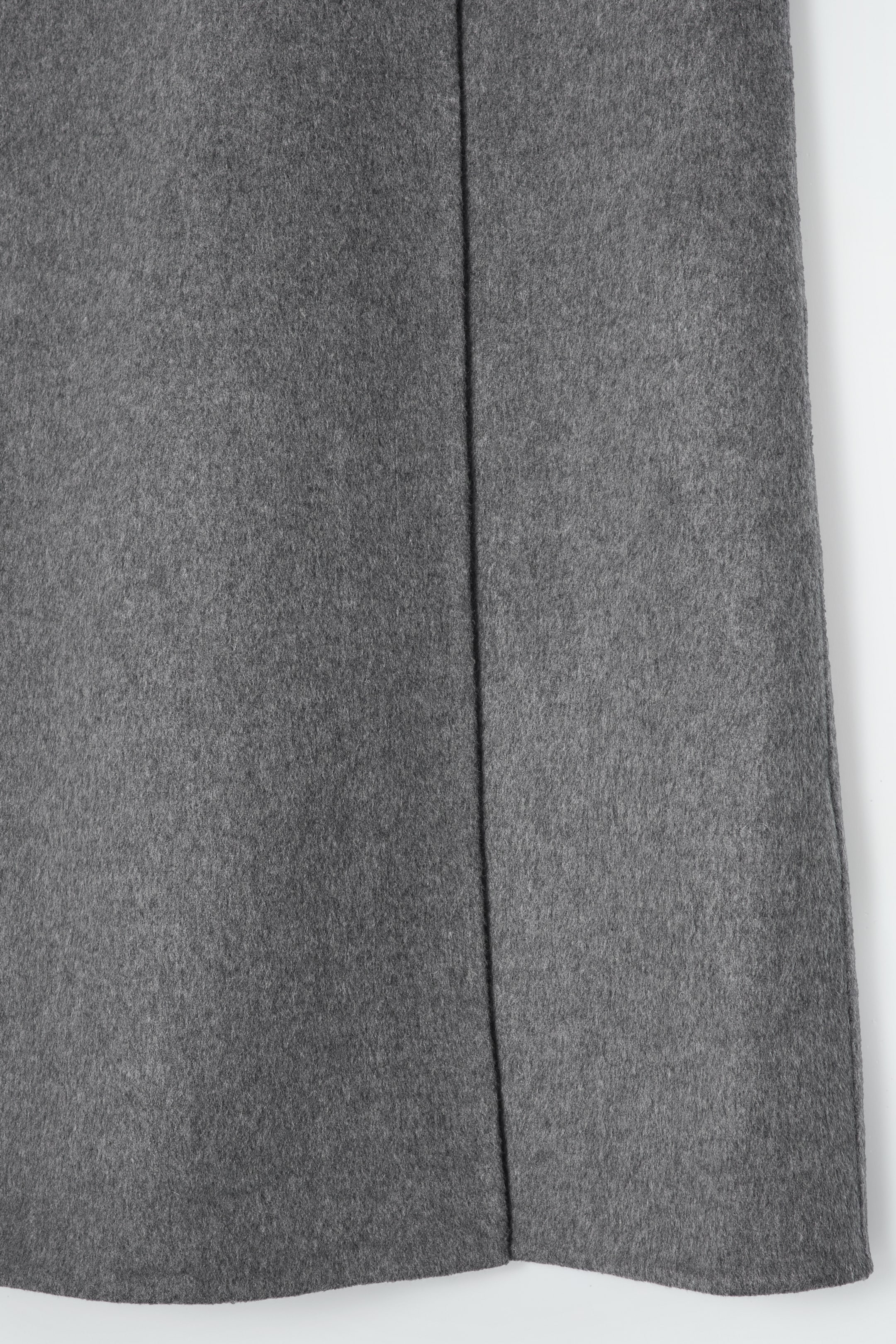View larger image: DOUBLE-FACED WOOL MIDI SKIRT - GREY - Ladies | H&M GB 2