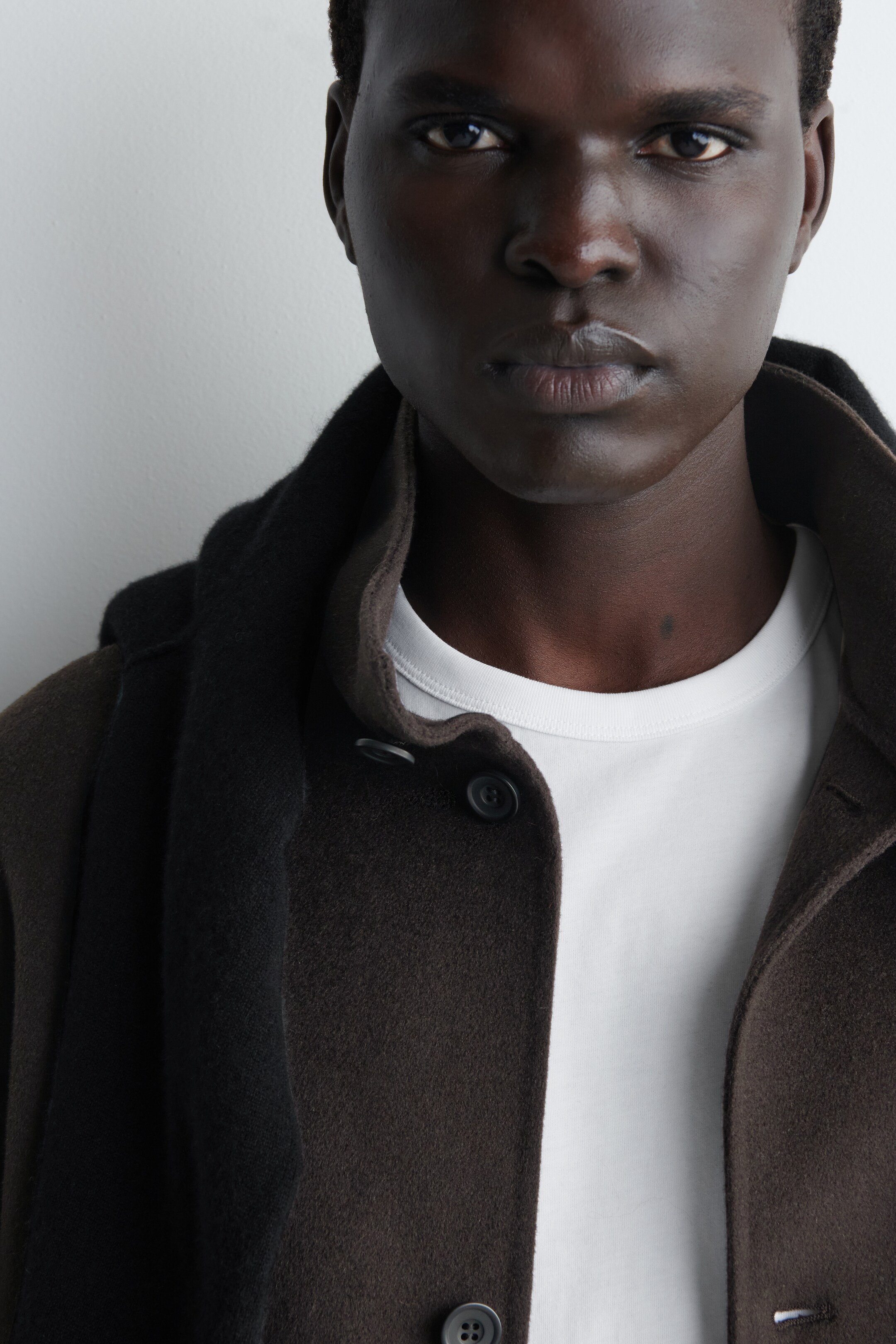 Ingrandisci l'immagine: BRUSHED-COTTON T-SHIRT - WHITE - UOMO | H&M CH 5