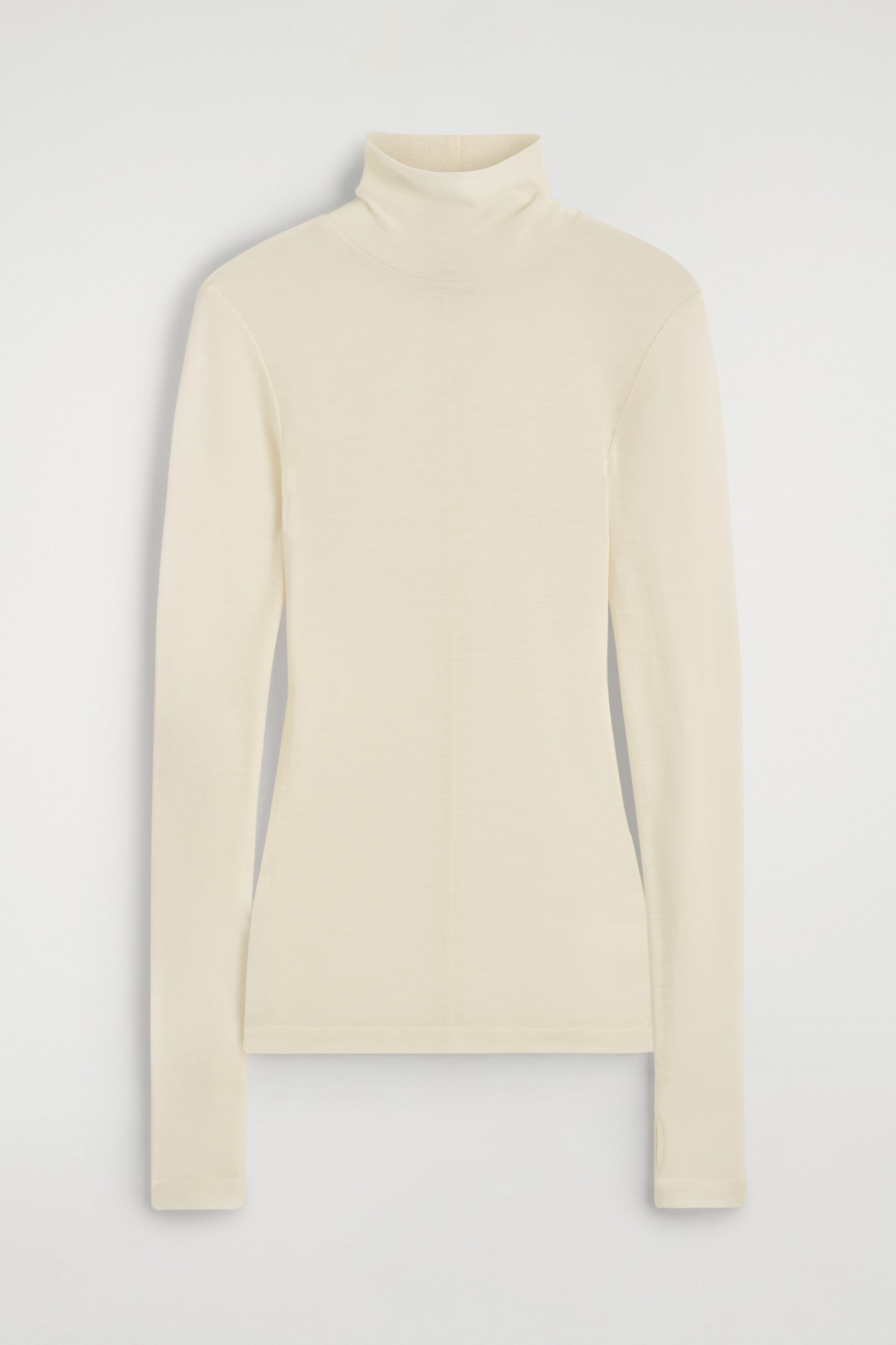 MERINO WOOL TURTLENECK TOP