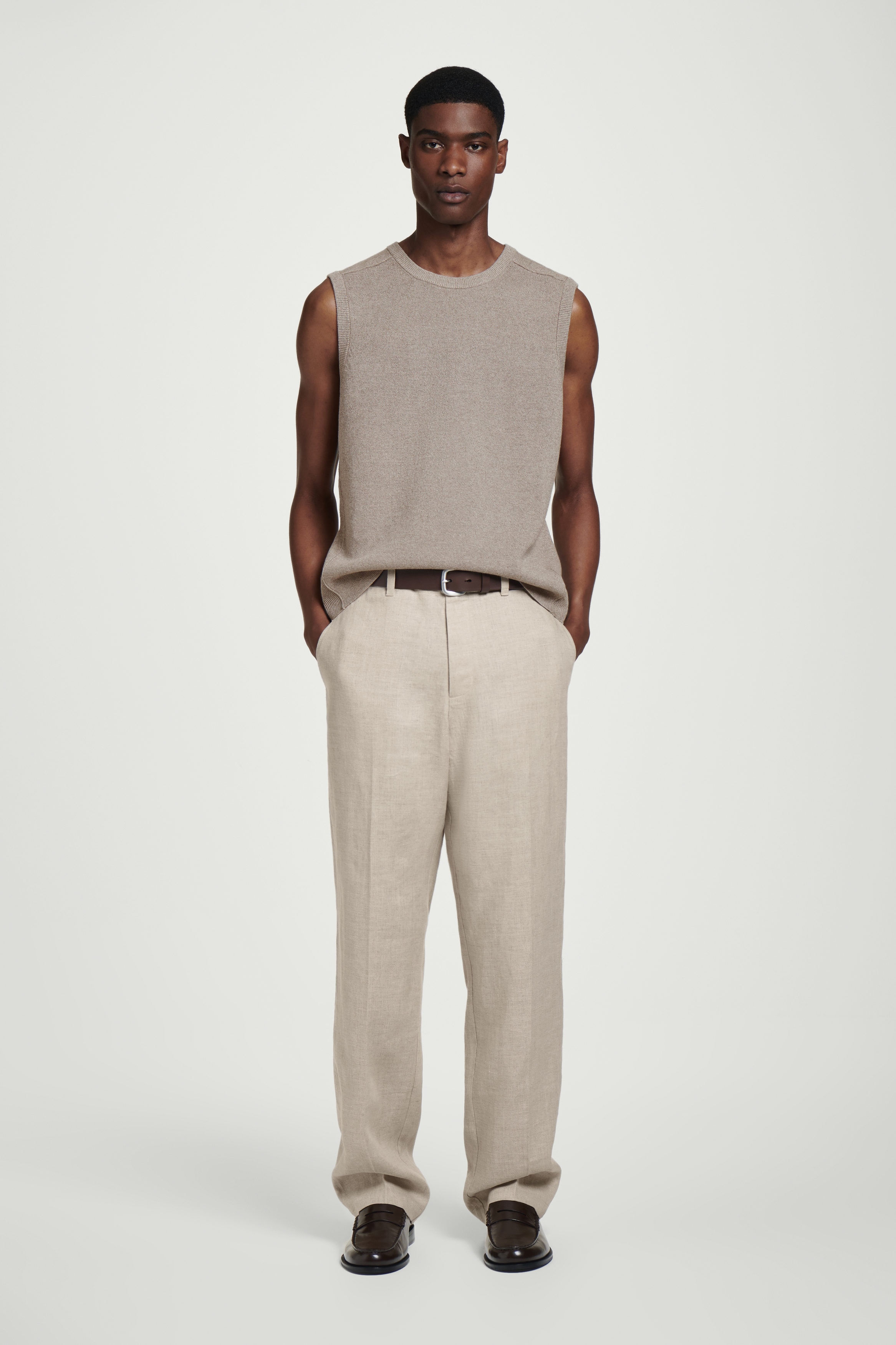 COS  LINEN TROUSERS リネンパンツ LINEN WIDE-LEG TROUSERS リネンワイドレッグパンツ｜COS コス
