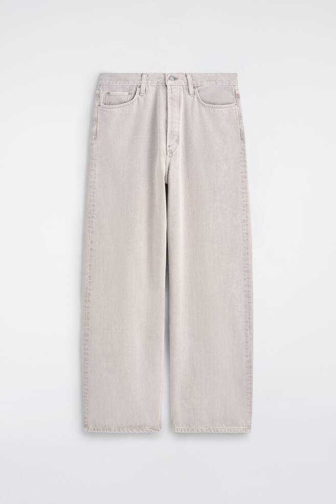 FOLD LOCKERE JEANS MIT WEITEM BEIN - STEINGRAU/Blau - 1