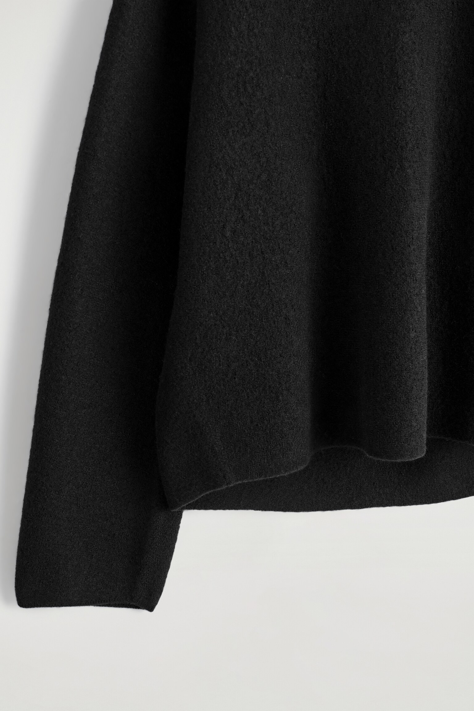 BOILED-WOOL FUNNEL-NECK JUMPER - BLACK/RED/BEIGE - 5