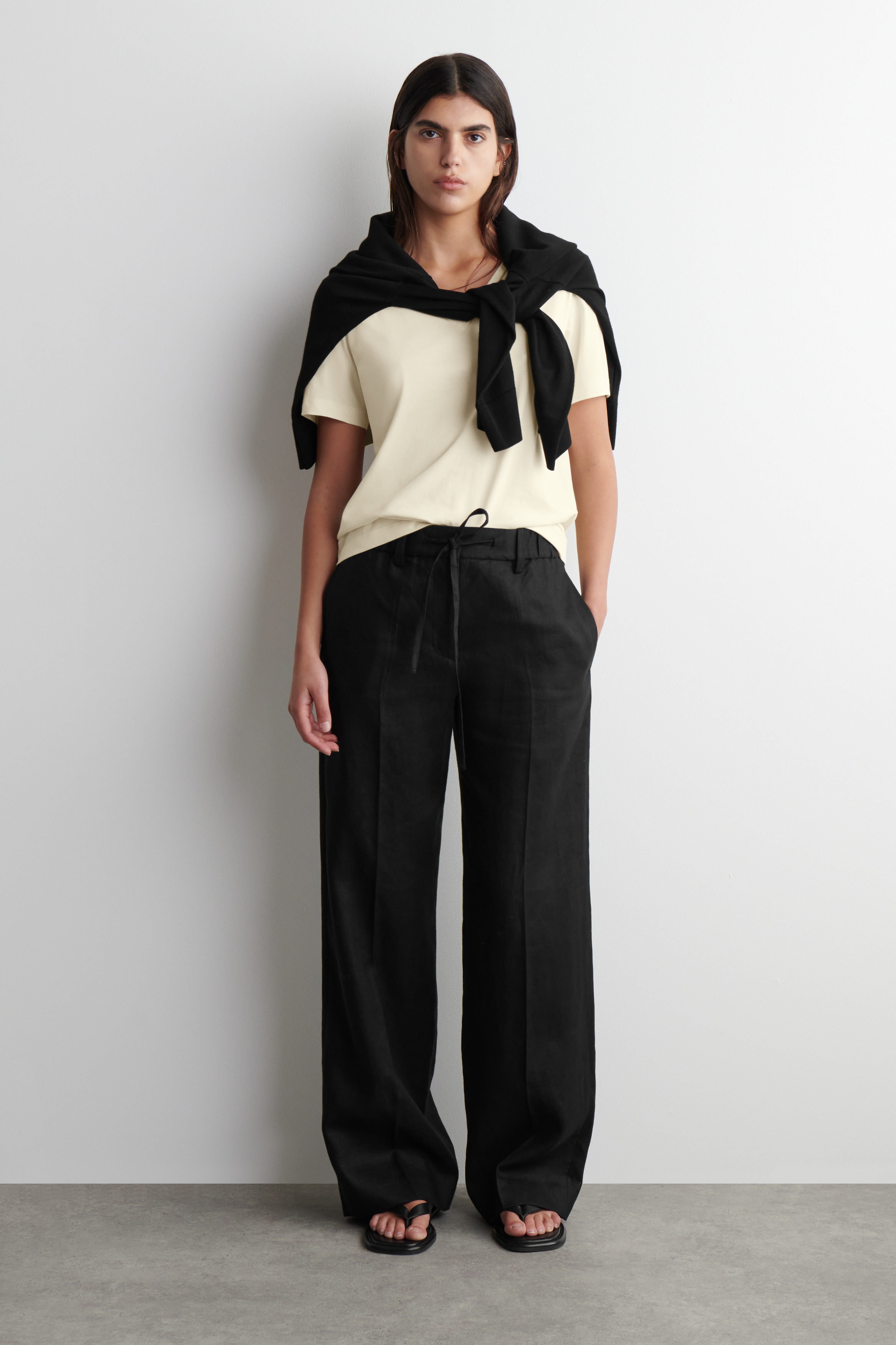 Tシャツ・カットソー Golden  ZIP FLEECE CRSYATL NECK KAPITAL T-Shirt Sunrise Jacquard Striped Jersey High Neck