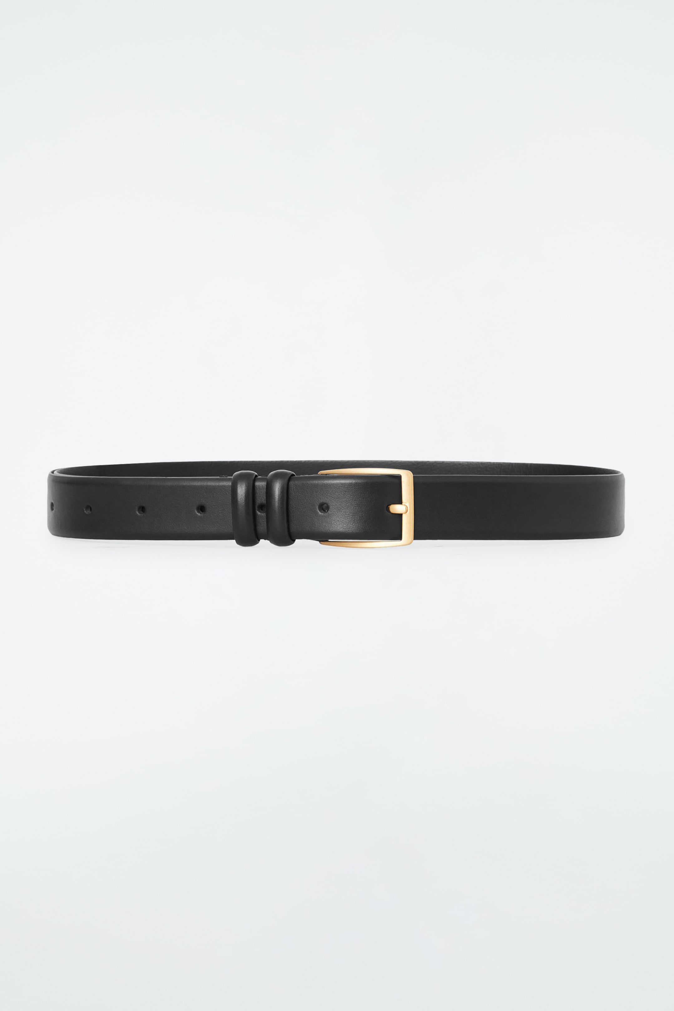 הצגת תמונה גדולה יותר: חגורת עור קלאסית - שחור - Ladies | H&M IL 1