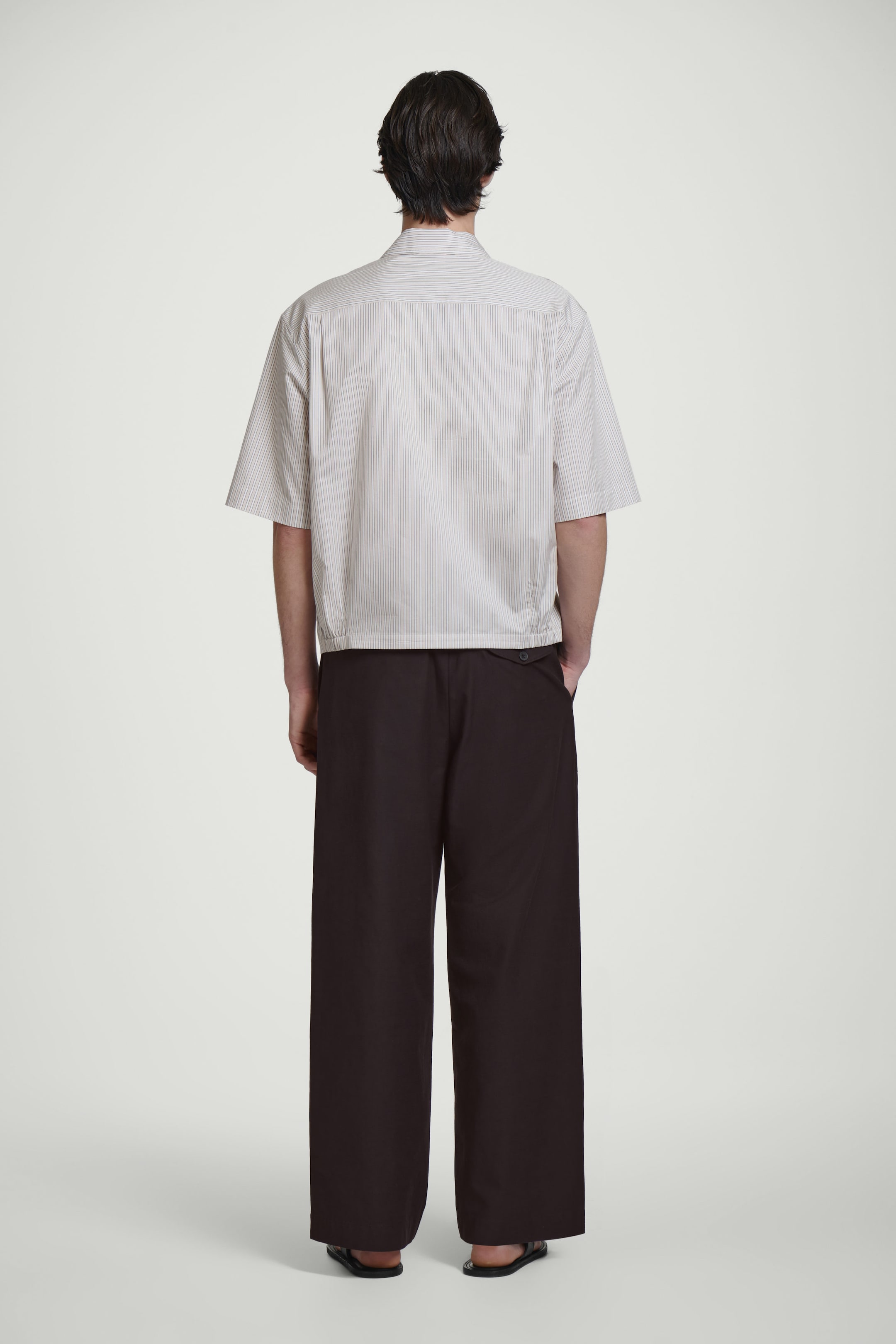 RELAXED FLAP-POCKET UTILITY SHIRT