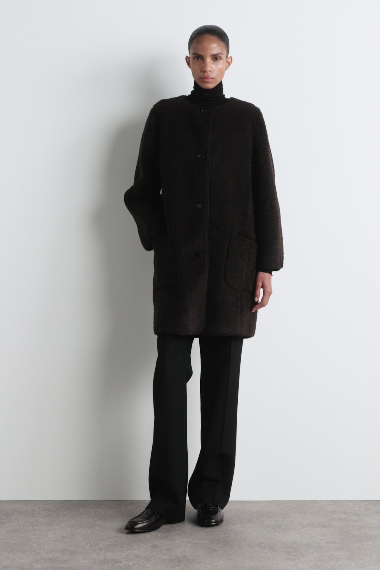 LONGLINE TEDDY JACKET