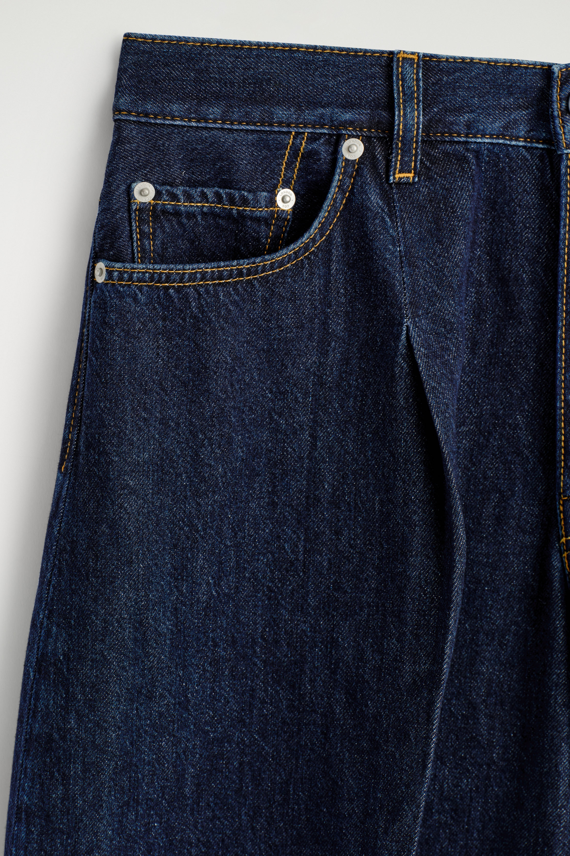 TWINE BARREL-LEG JEANS - DARK BLUE | COS US