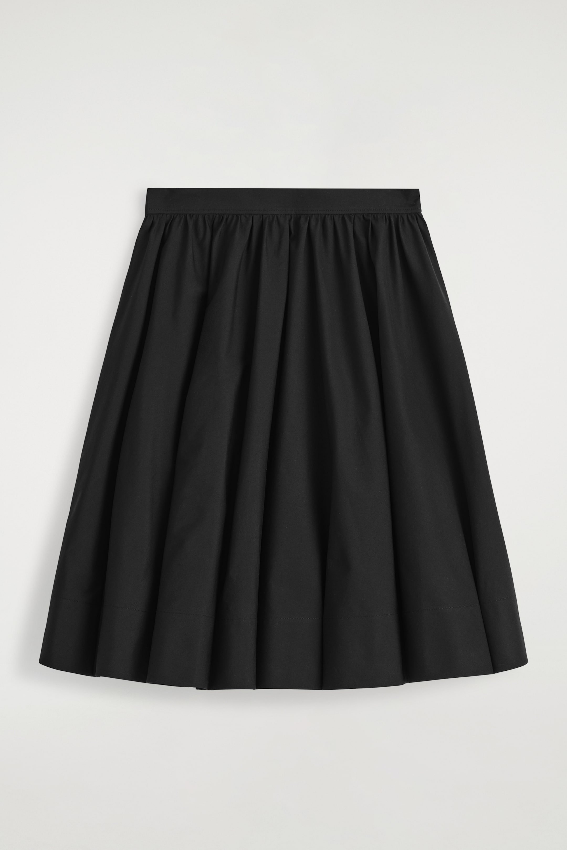 Ver imagen más grande: FALDA MIDI DE TABLAS DE ALGODÓN - NEGRO - MUJER | H&M ES 4