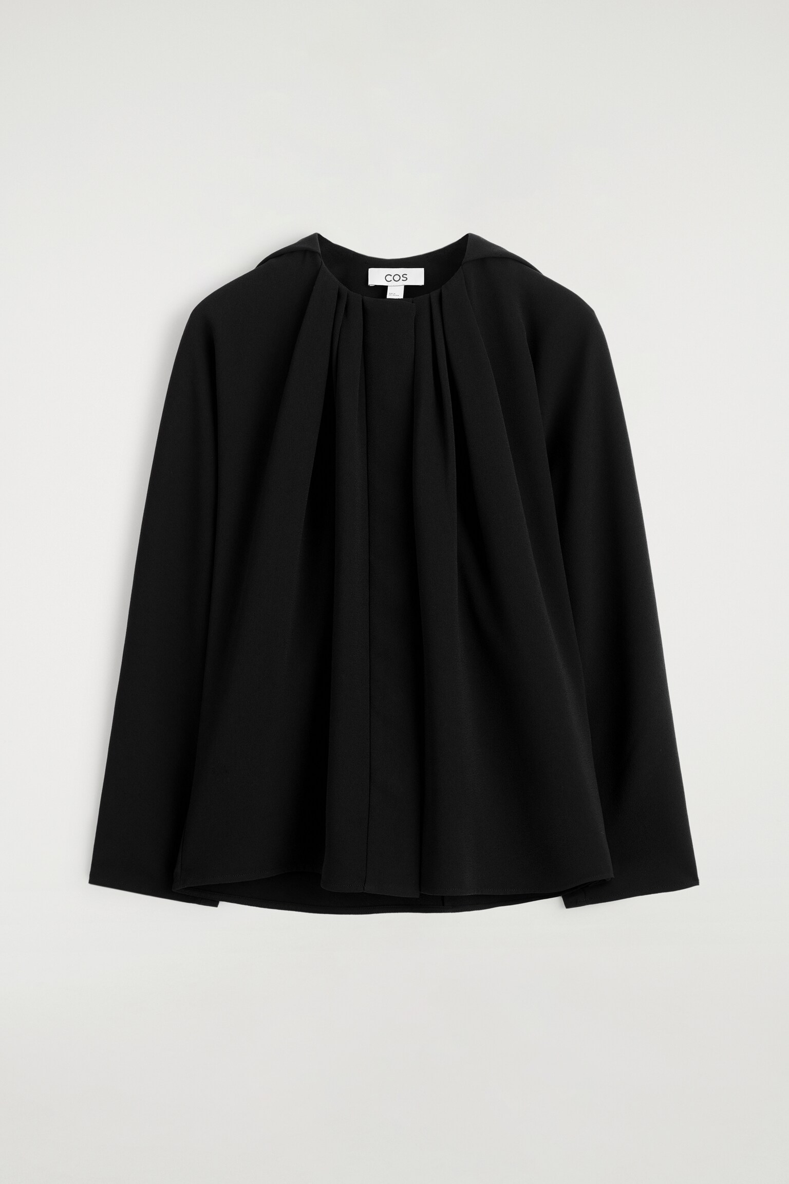 BLOUSE PLISSÉE VOLUMINEUSE - NOIR - 2