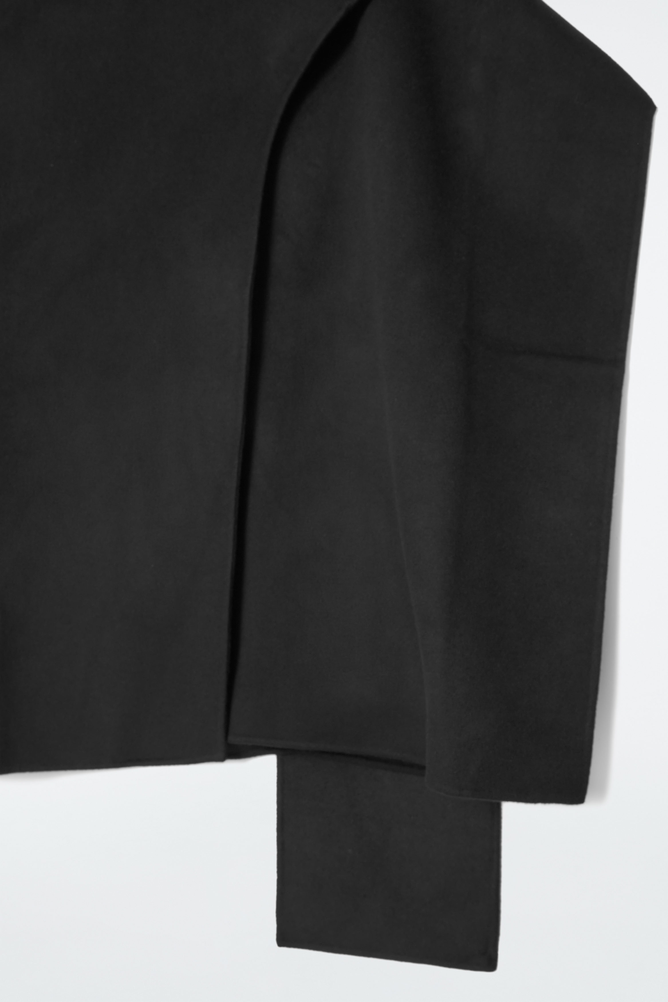 nha518です！美品✨COS V-NECK WOOL CAPEウール DOUBLE-FACED WOOL HYBRID CAPE - GRAY | COS