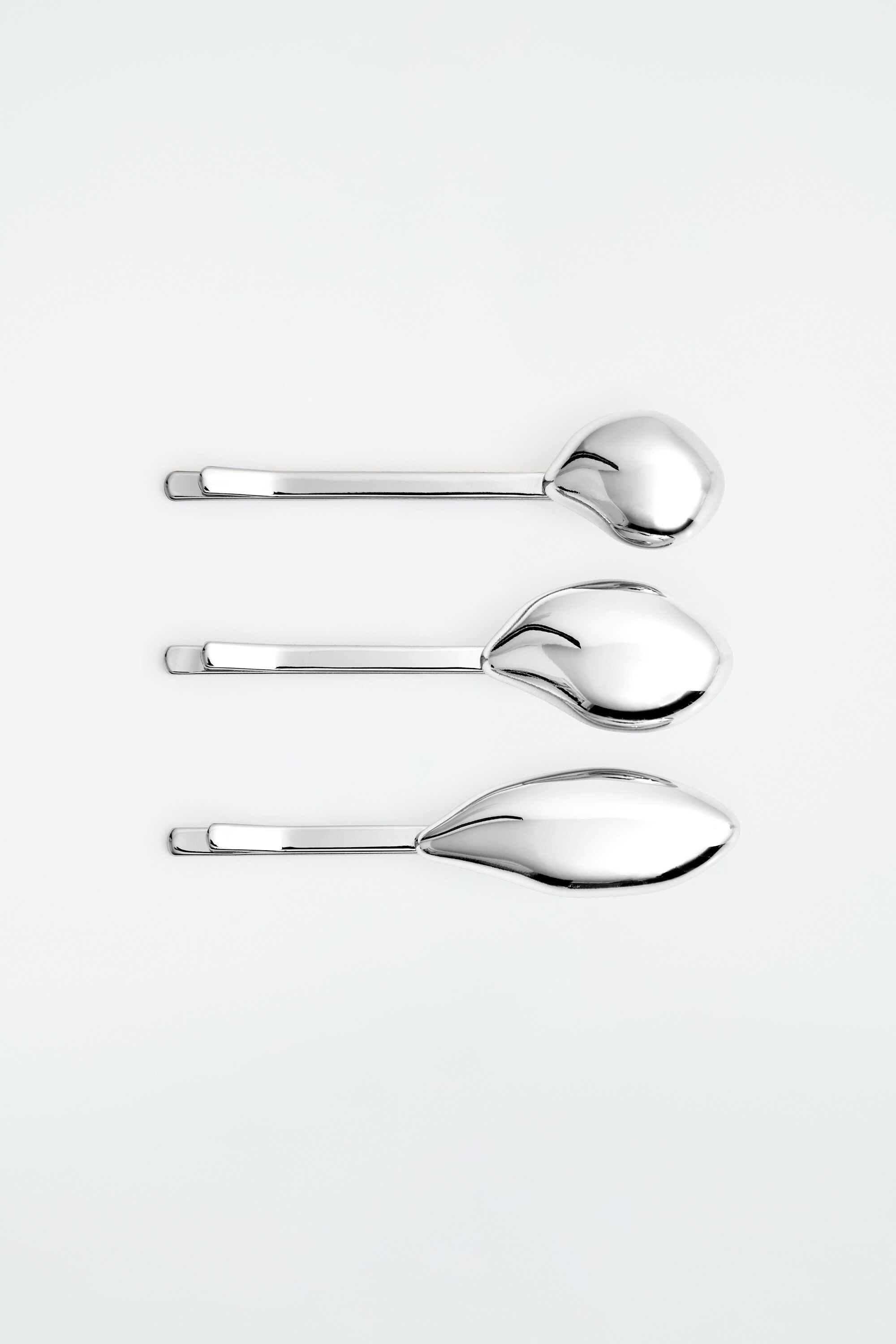 DWE Feder-Haarspangen 3er Set – Blattform In Gold, Silber & Bronze, Ca. 10 X 2,8 Cm, Für Frauen & Mädchen