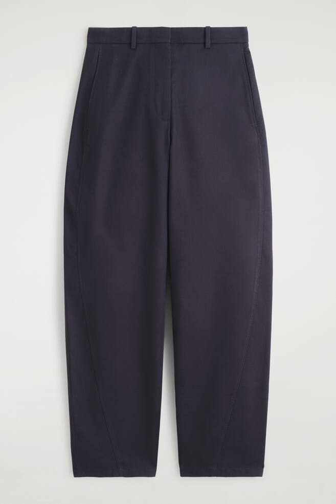 CHINOS ALGODÓN BARREL LEG - AZUL MARINO - 1