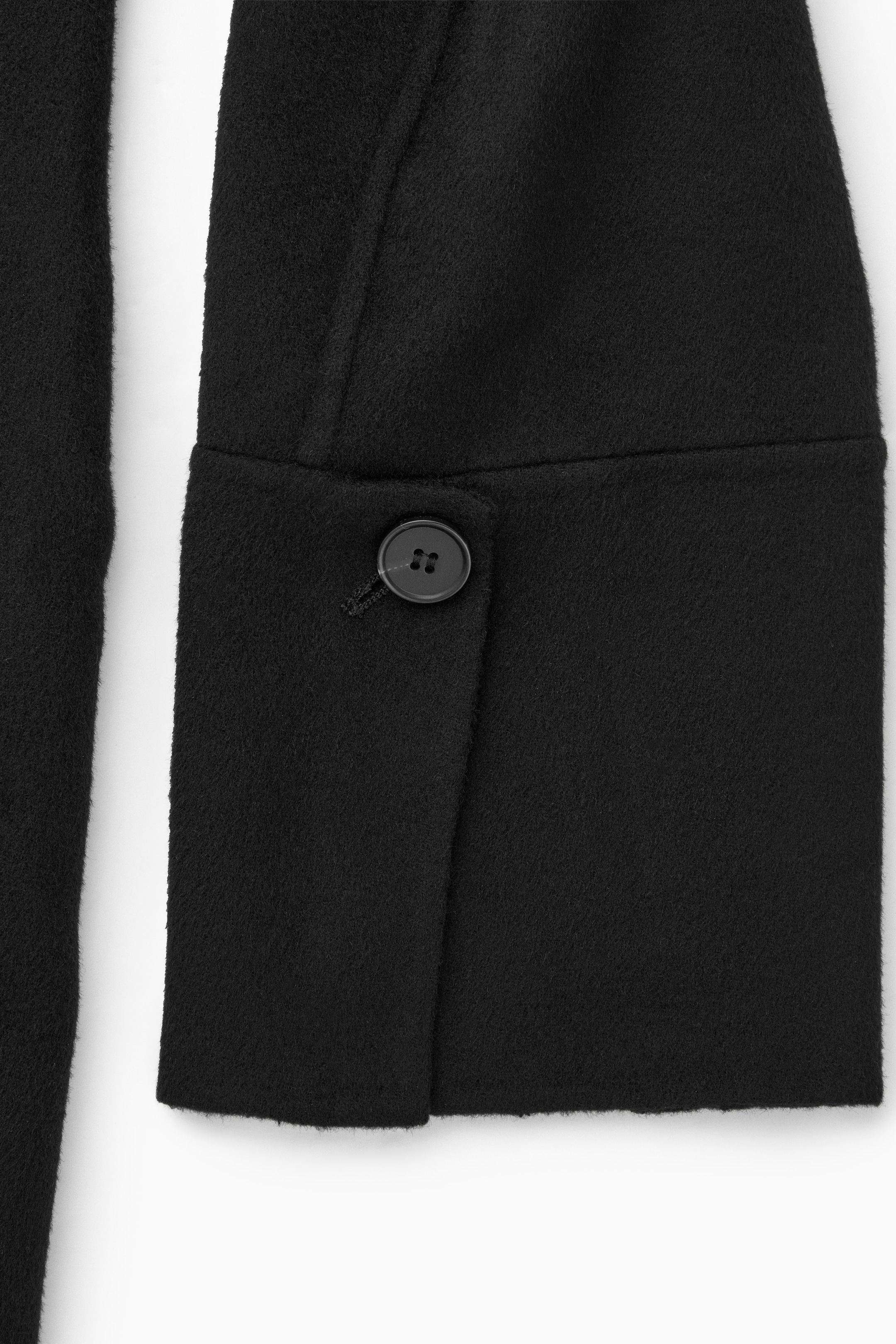 Grösseres Bild ansehen: ELEGANTER MANTEL AUS DOUBLEFACE-WOLLE - SCHWARZ - DAMEN | H&M CH 2