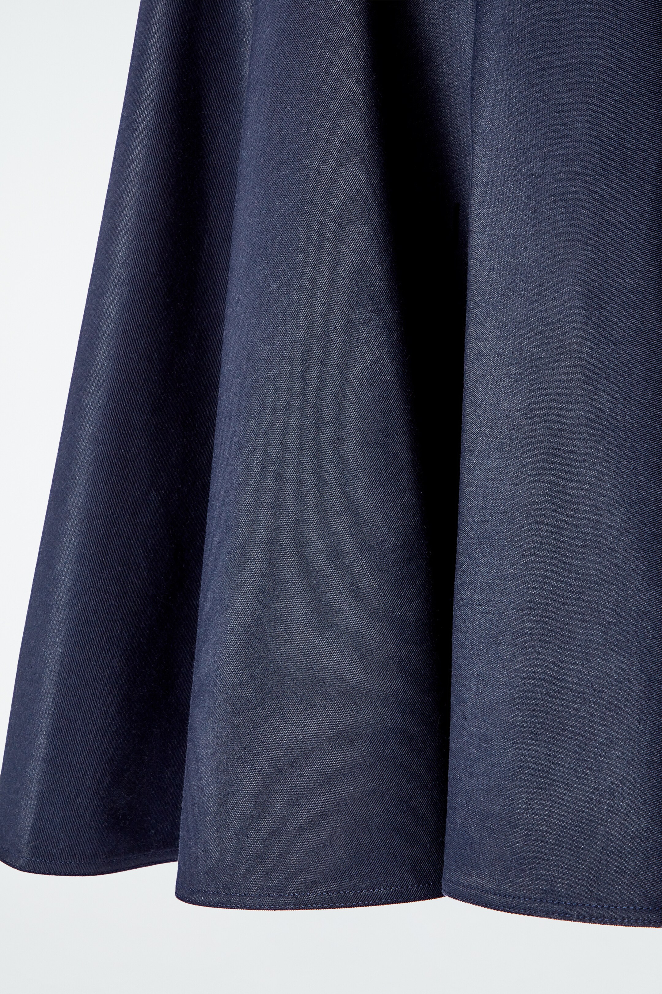 Ingrandisci l'immagine: WET-LOOK DENIM SKIRT - DARK BLUE - DONNA | H&M CH 6