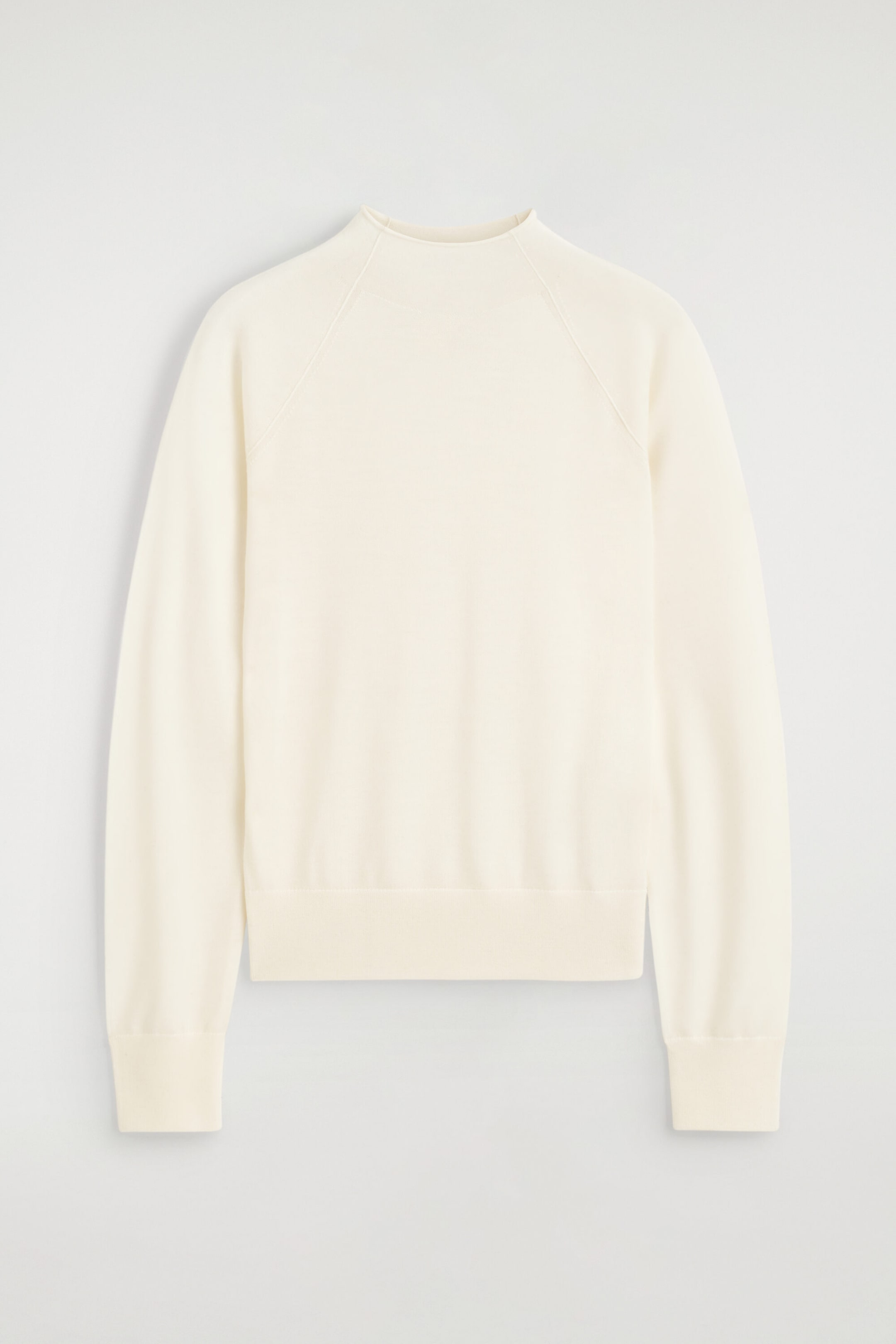 MERINO WOOL FUNNEL-NECK SWEATER