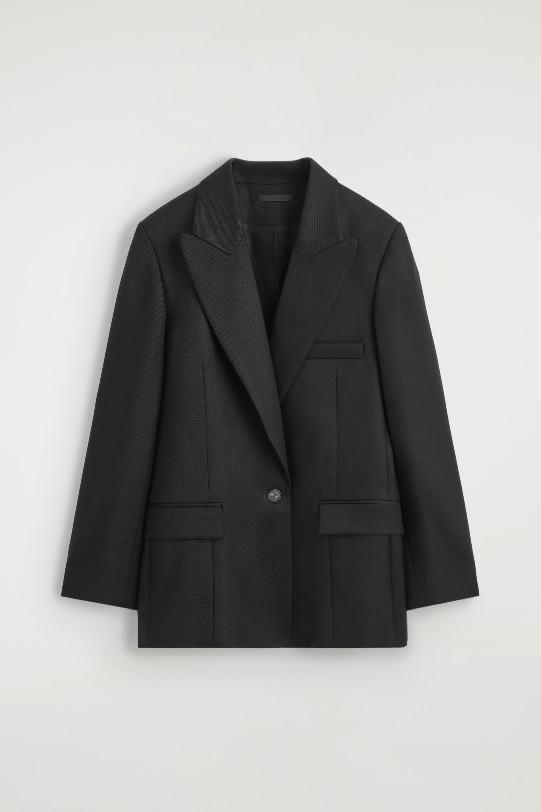WAISTED TAILORED WOOL BLAZER
