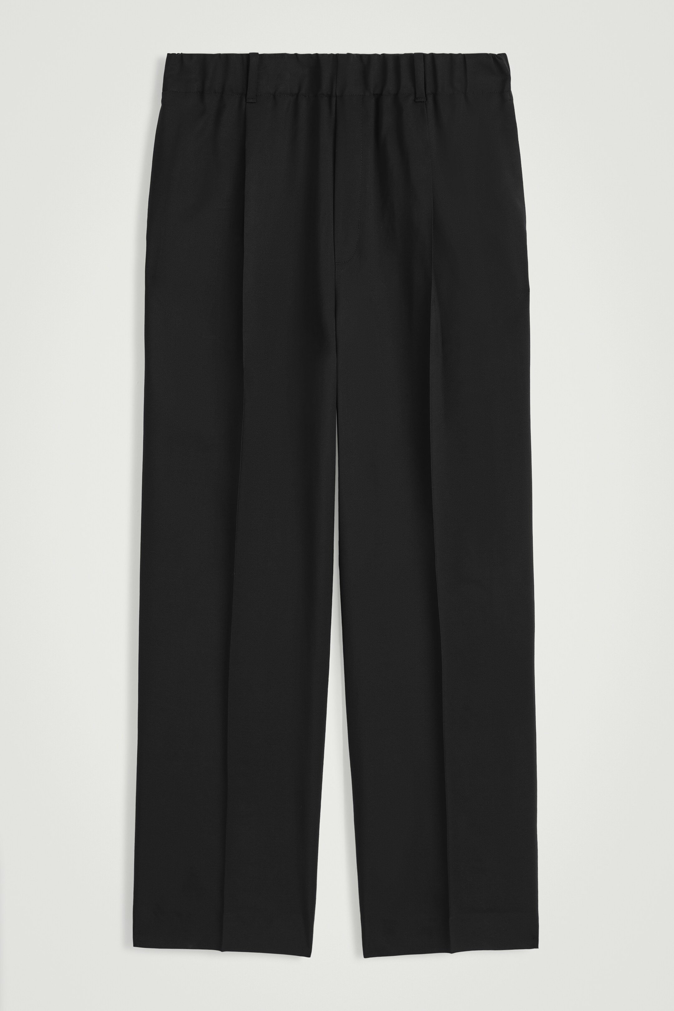 Agrandir l'image: PANTALON À PLIS EN SERGÉ DE LAINE - NOIR - HOMME | H&M FR 6