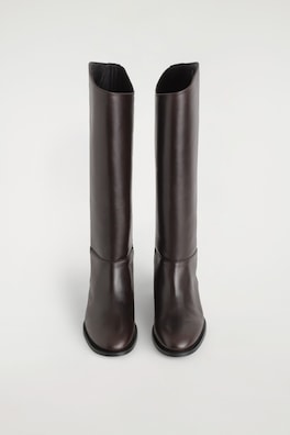 LEATHER RIDING BOOTS — MAHOGANY 2