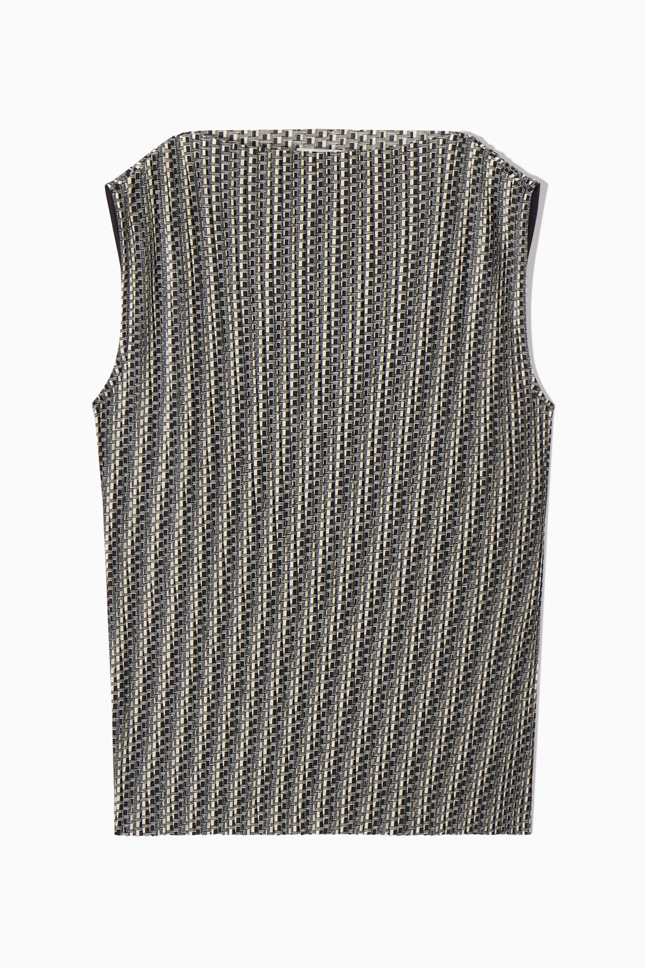 View larger image: PLISSÉ SLEEVELESS TOP - BLACK - Ladies | H&M GB 1