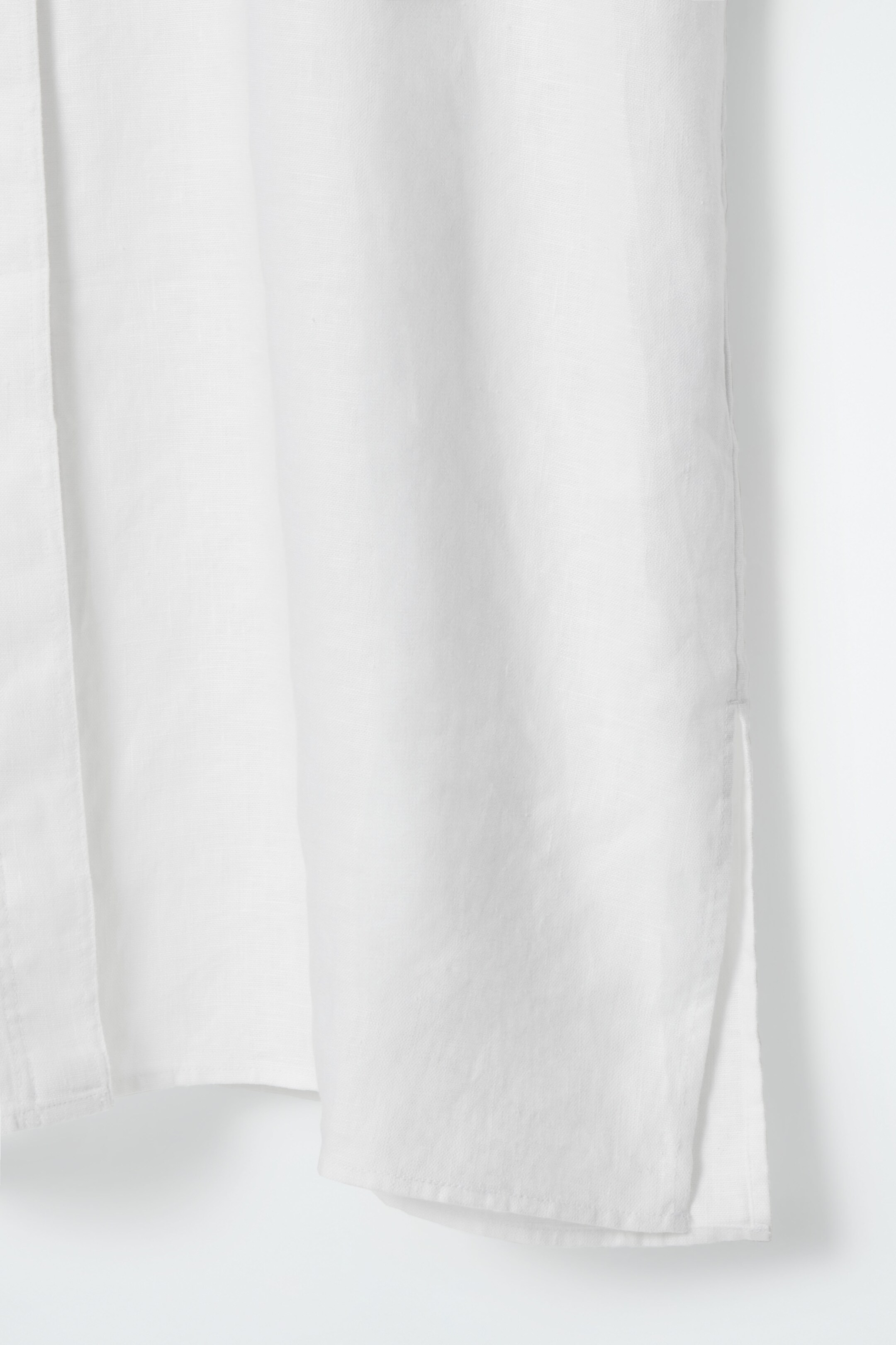 Ingrandisci l'immagine: OVERSIZED SHORT-SLEEVED LINEN MIDI DRESS - WHITE - DONNA | H&M CH 2