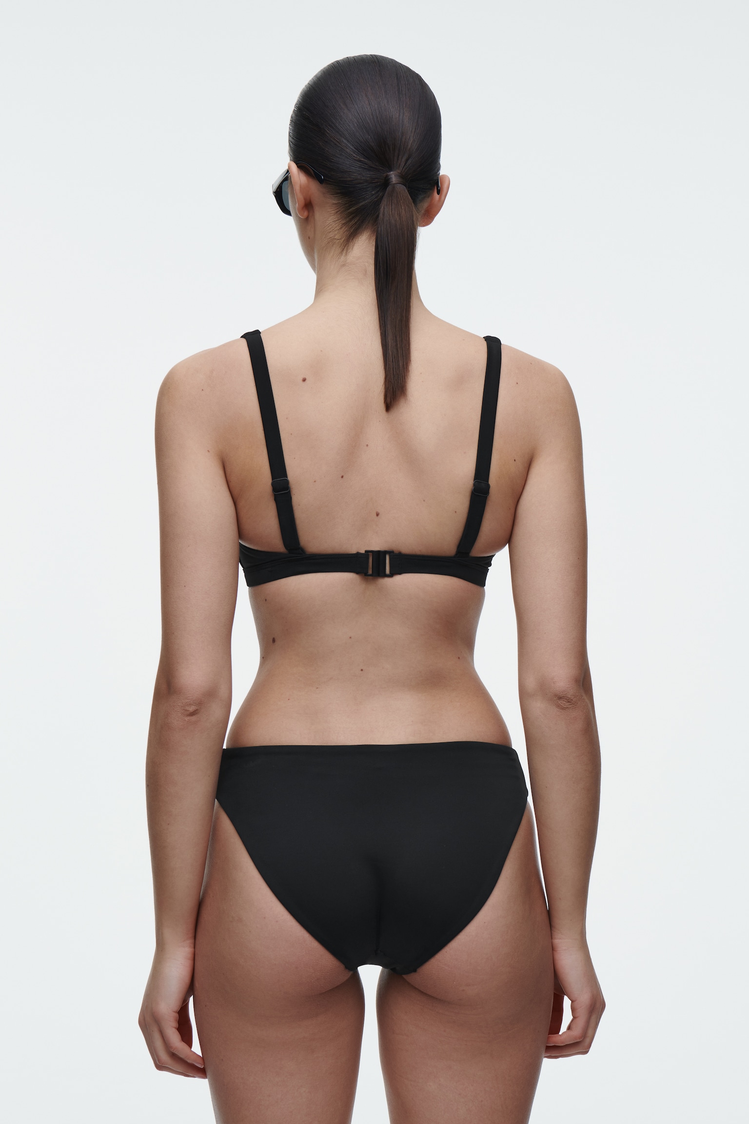 BAS BIKINI CLASSIQUE - NOIR/VERT/BLEU MARINE - 3