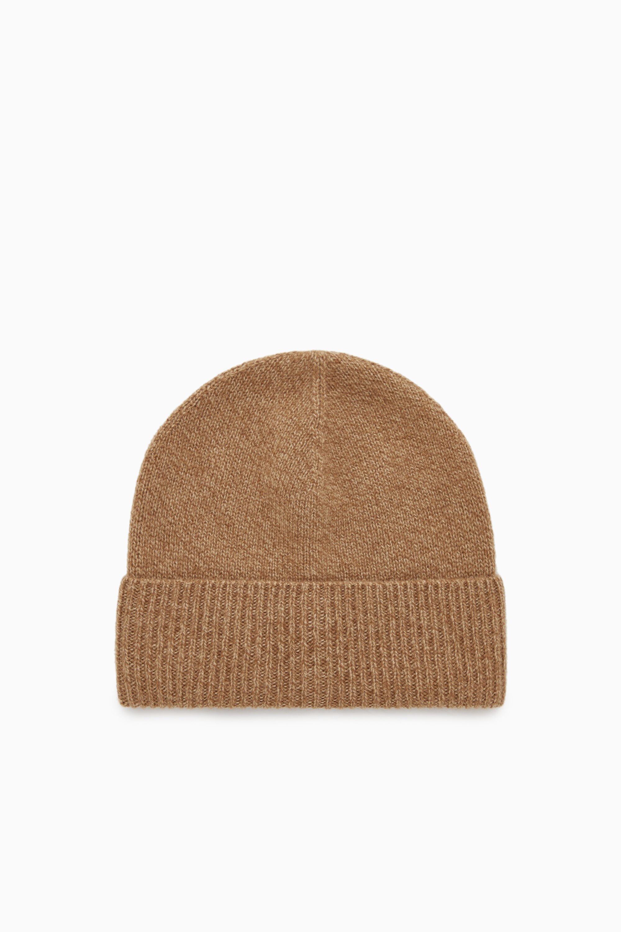 PURE CASHMERE BEANIE - BEIGE | COS