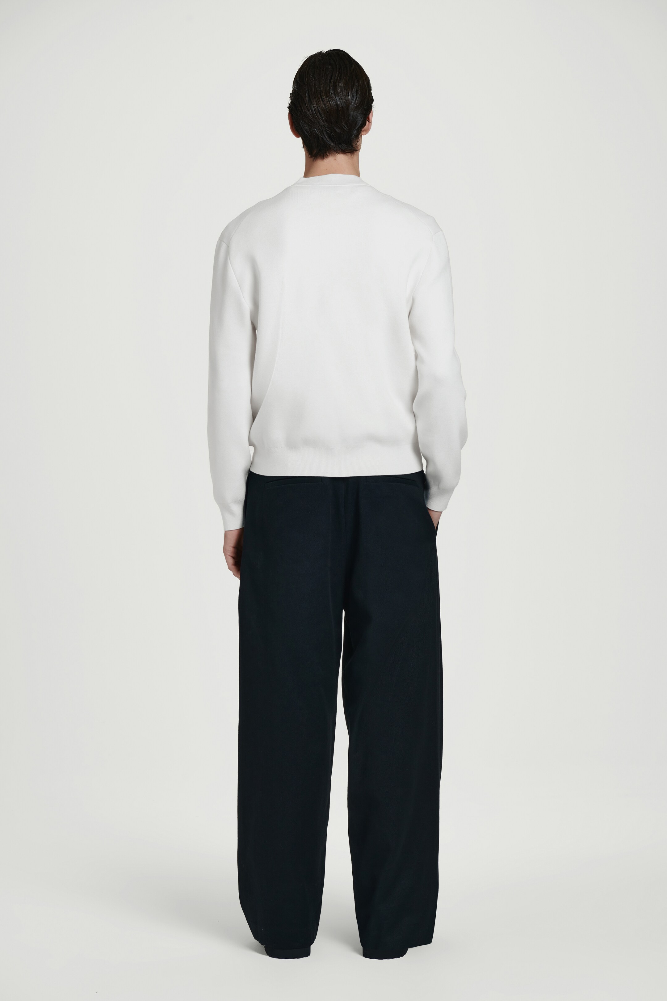 Ver imagen más grande: JERSEY PUNTO DE DOBLE FAZ CUELLO BOMBER - BLANCO ROTO - HOMBRE | H&M ES 6