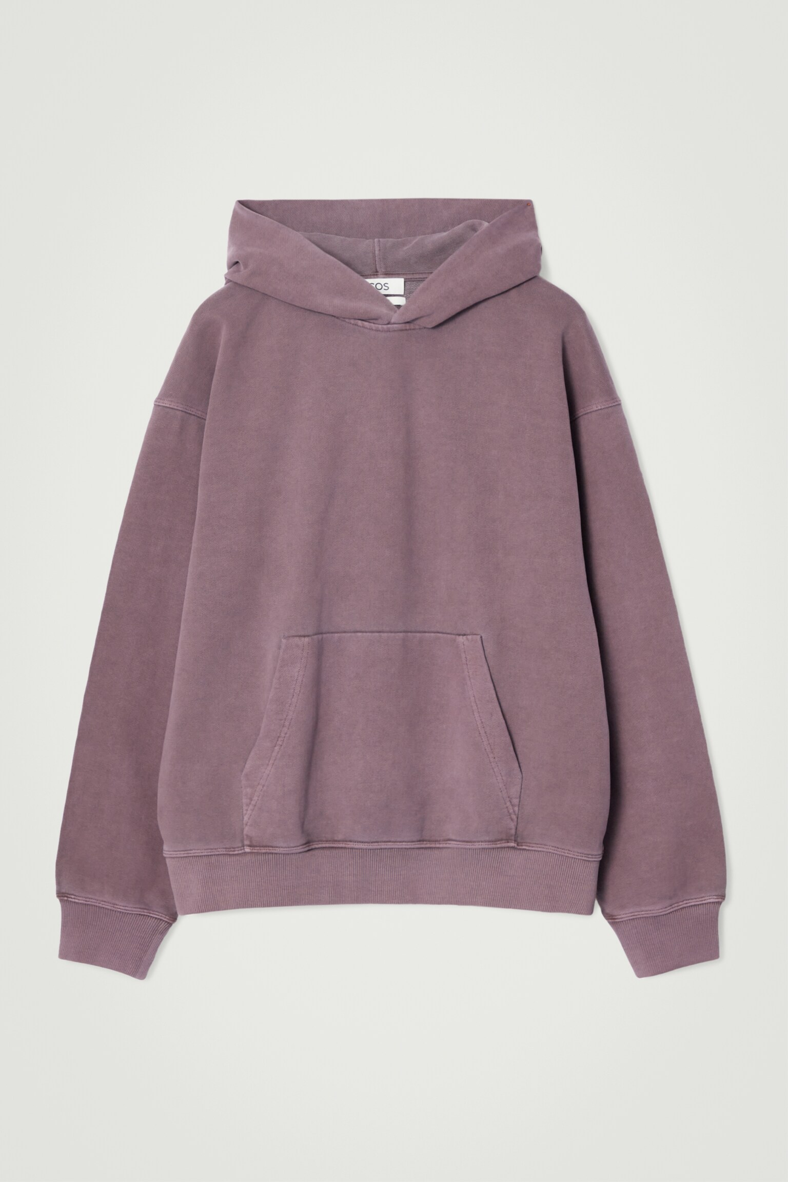 WASHED COTTON-JERSEY HOODIE - PURPLE/MOLE/BLUE/BLUE/WASHED BLACK - 1