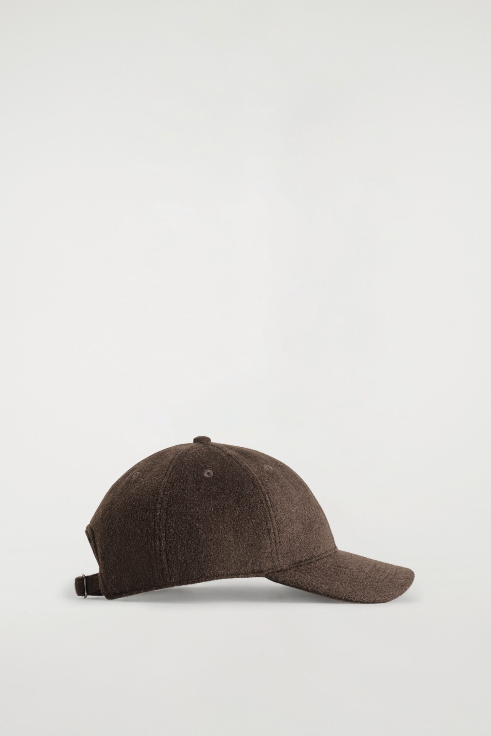 ★VARZAR★ VA Square Applique Wool Baseball Cap Brown VA Square Applique Wool Baseball Cap / Brown - VARZAR | 60