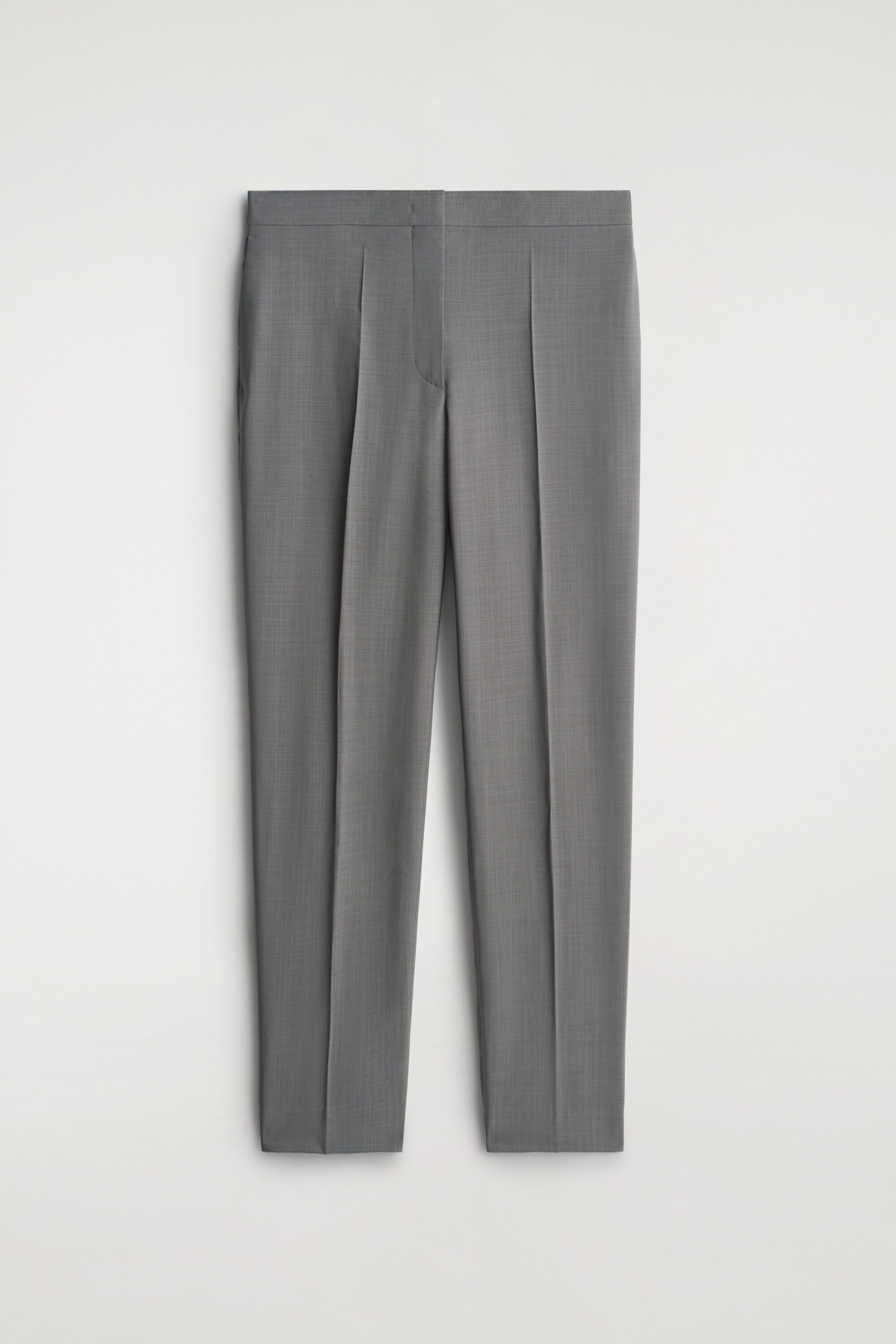 Tailored Wool Straight-leg Pants