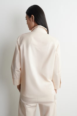 EMBROIDERED COTTON SHIRT — IVORY 5