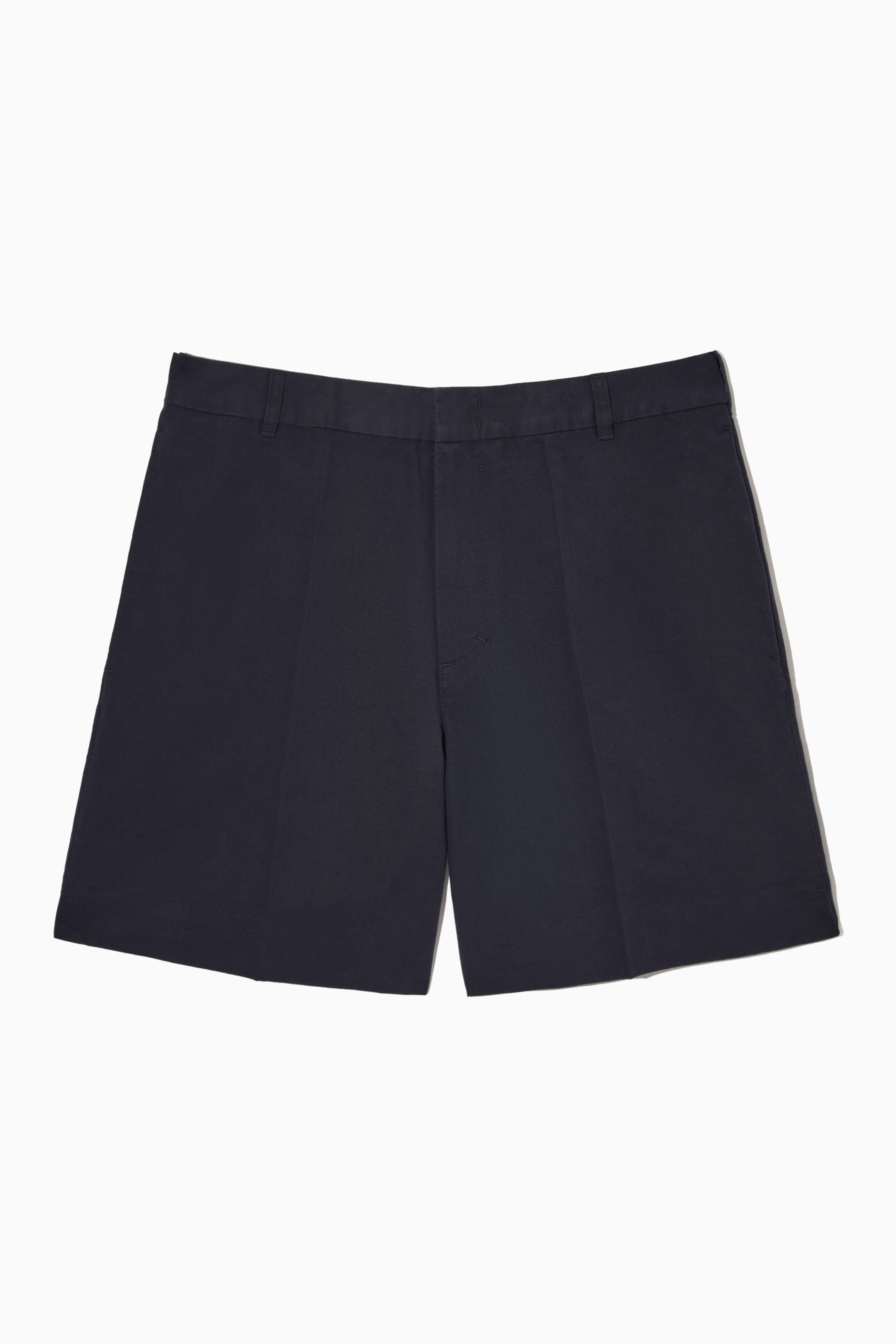 Näytä suurempi kuva: RELAXED-FIT SHORTS - LAIVASTONSININEN - MIEHET | H&M FI 1