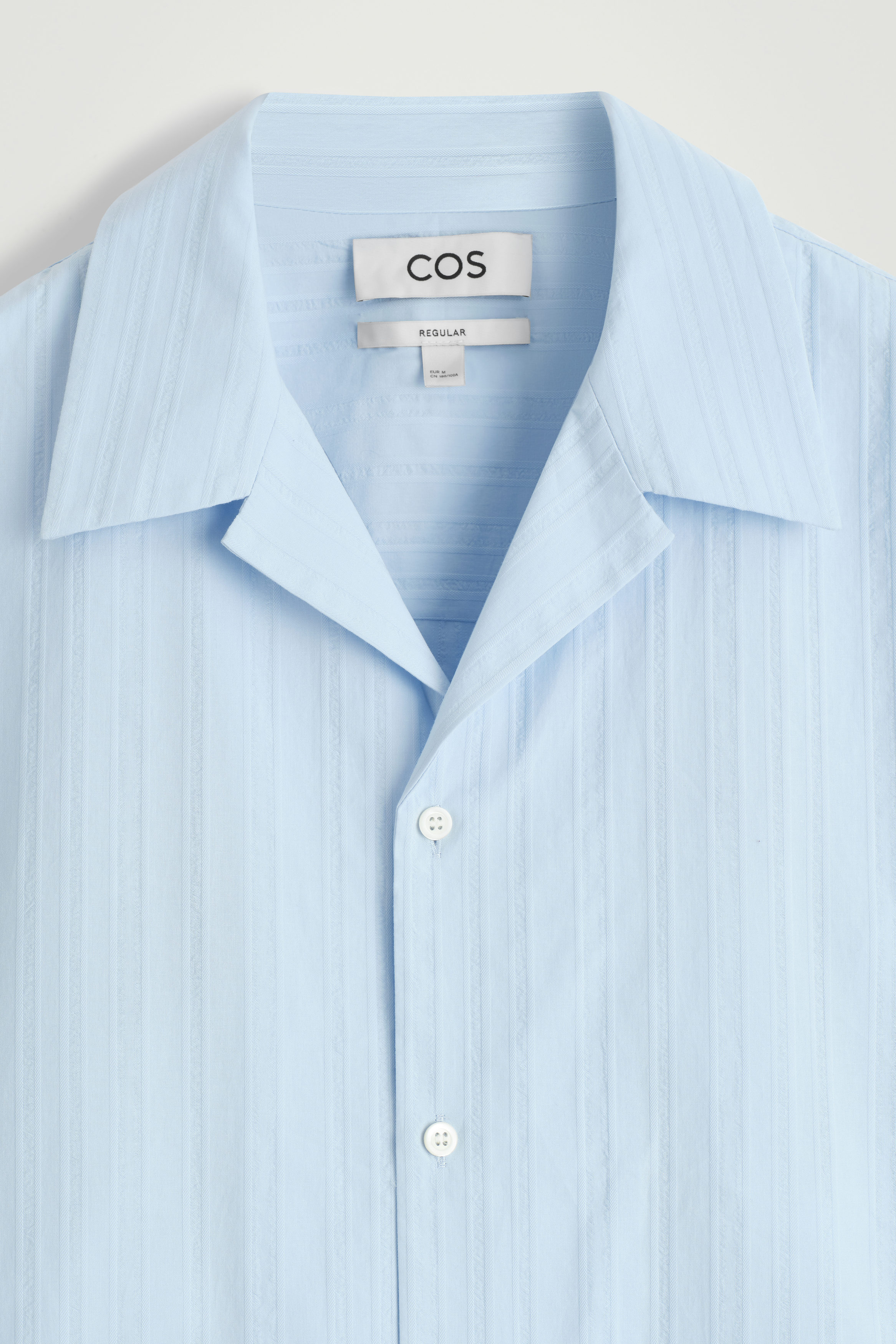 CAMP COLLAR SHIRT - LIGHT BLUE | COS US