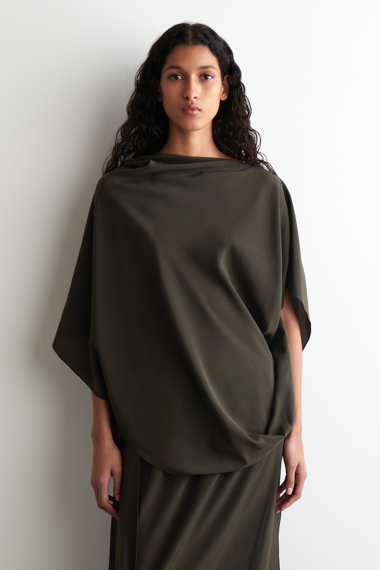 Caché Silk Knit High Neck Top (S)