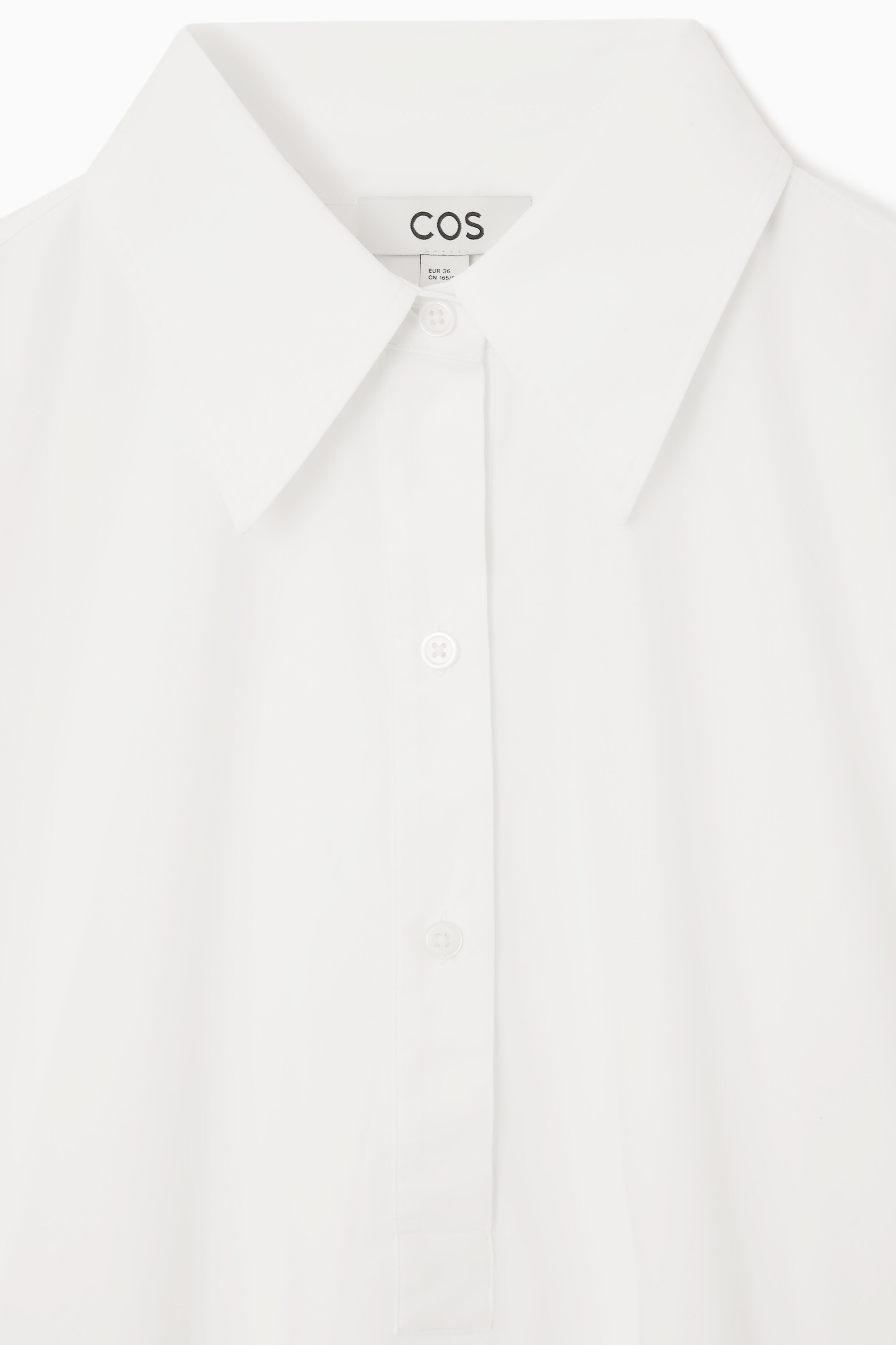 Ingrandisci l'immagine: A-LINE MINI SHIRT DRESS - WHITE - DONNA | H&M CH 2