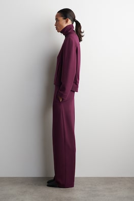 SCUBA BARREL-LEG JOGGERS — BORDEAUX 2