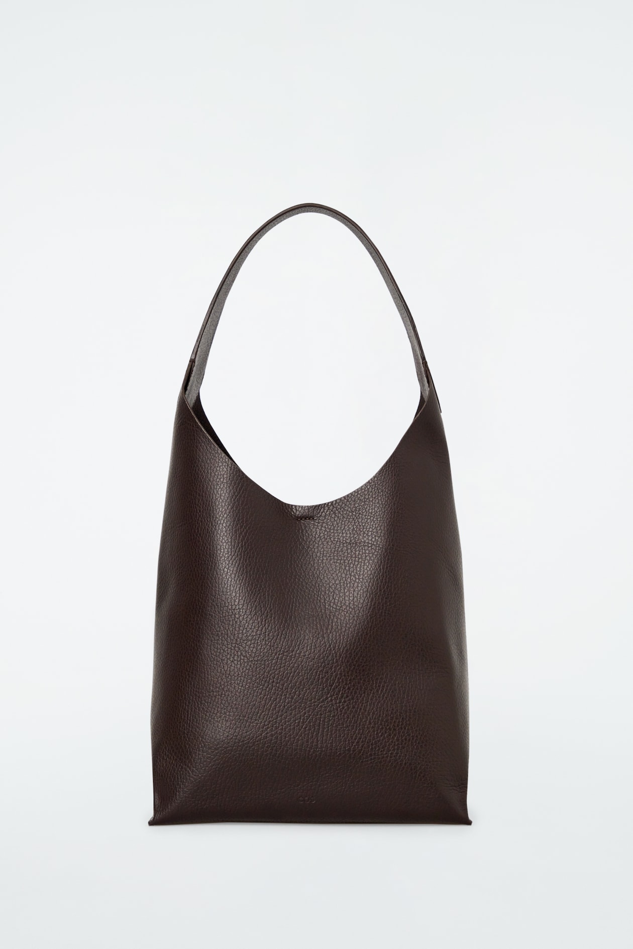 SERIF MINI TOTE LEATHER DARK BROWN Ladies H&M GB