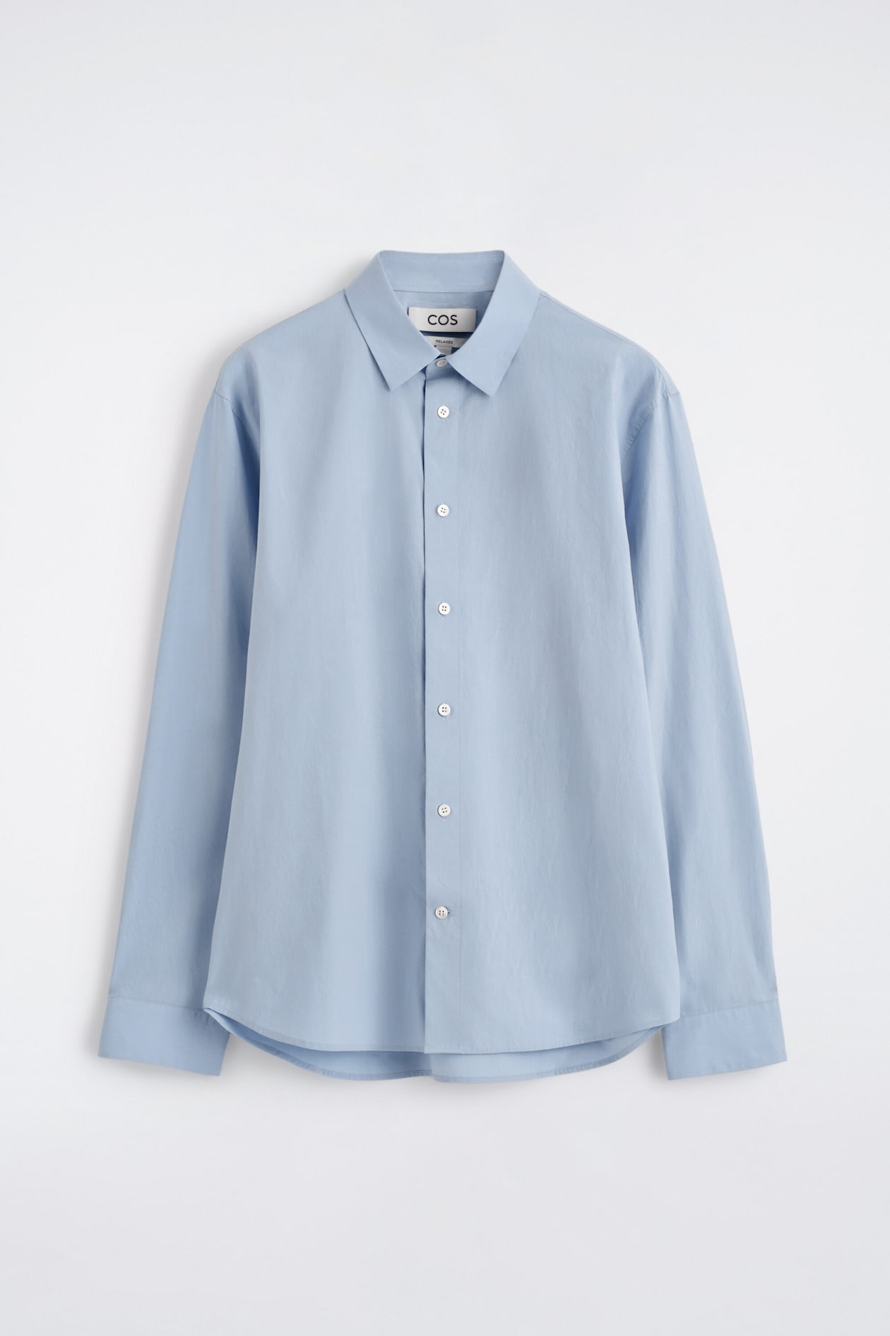 RELAXED PIMA COTTON POPLIN SHIRT